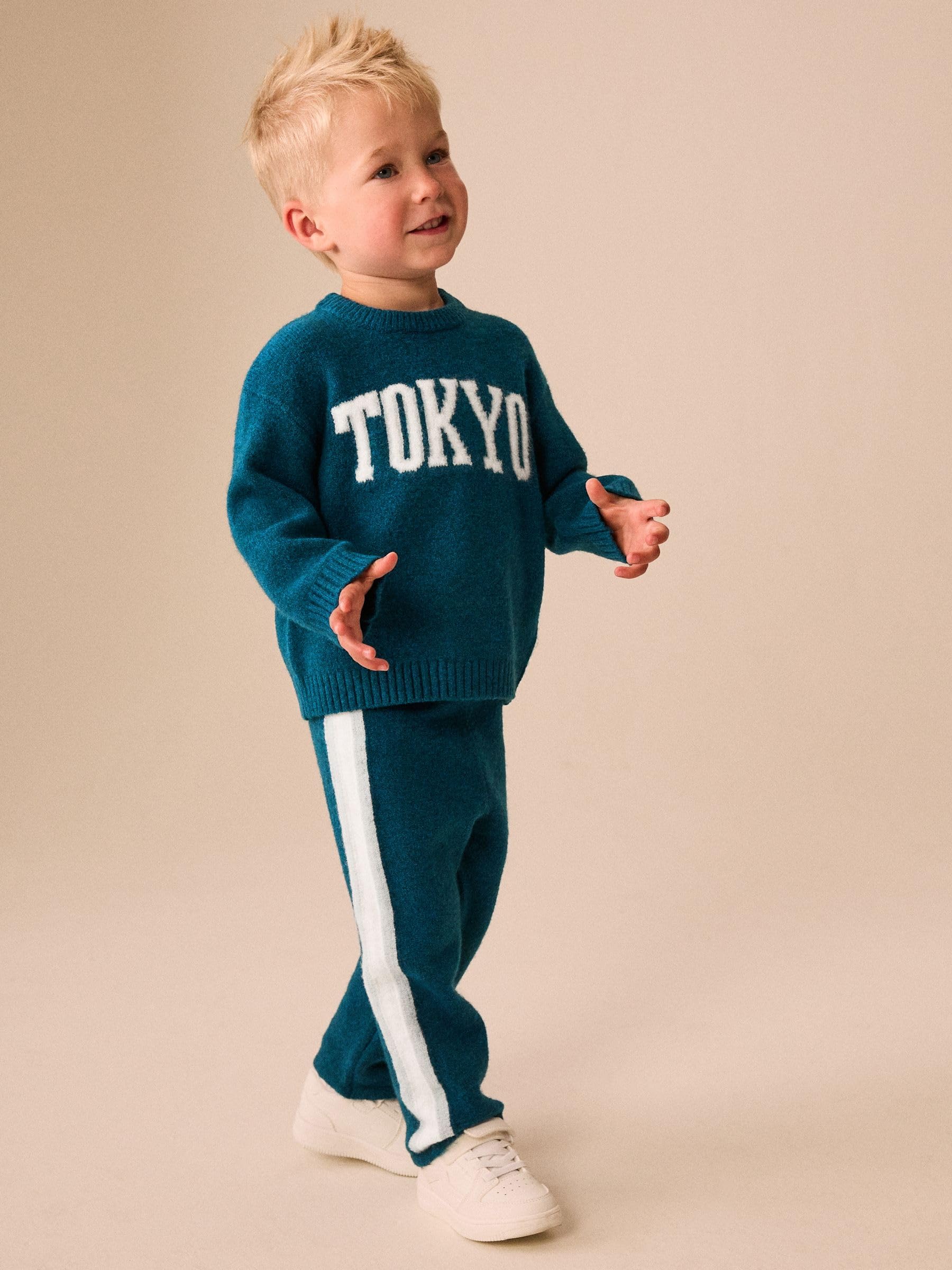 Next completo ragazzo maglione joggers taglia 116-122 comodo