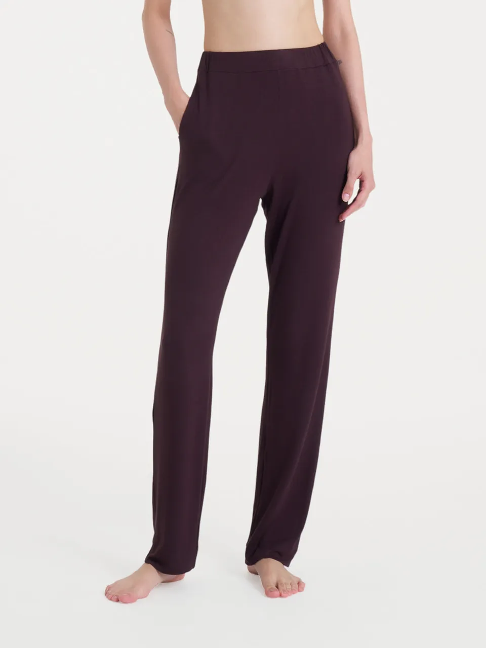 Ragno Viscosa Summer pantalone dritto chicory coffee