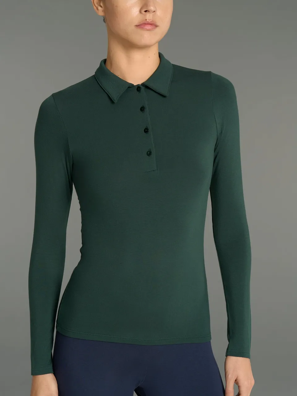 Ragno Polo Manica Lunga Eco Viscosa Palma