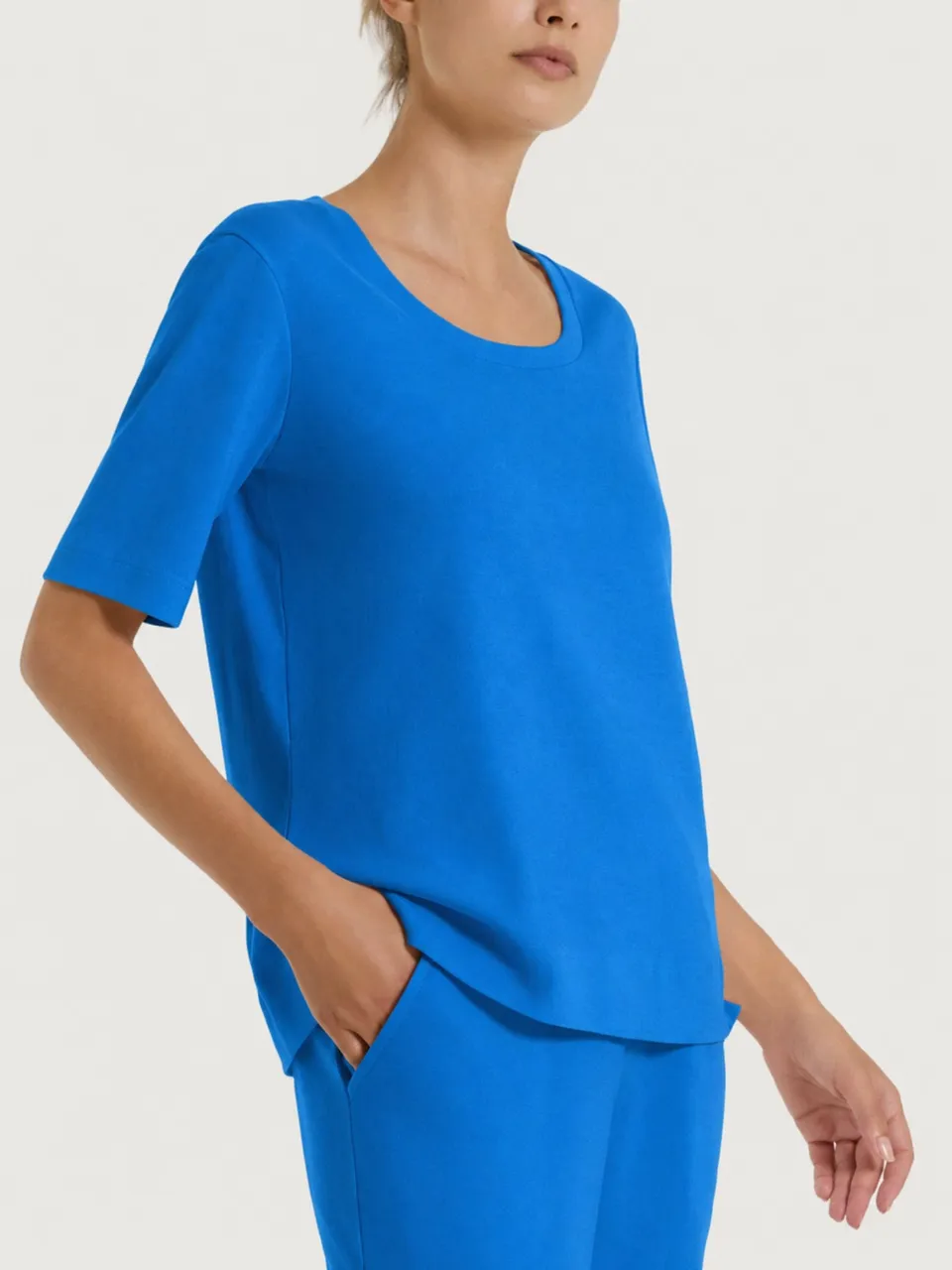 Ragno Eco Cotton maglietta girocollo Strong Blue cotone