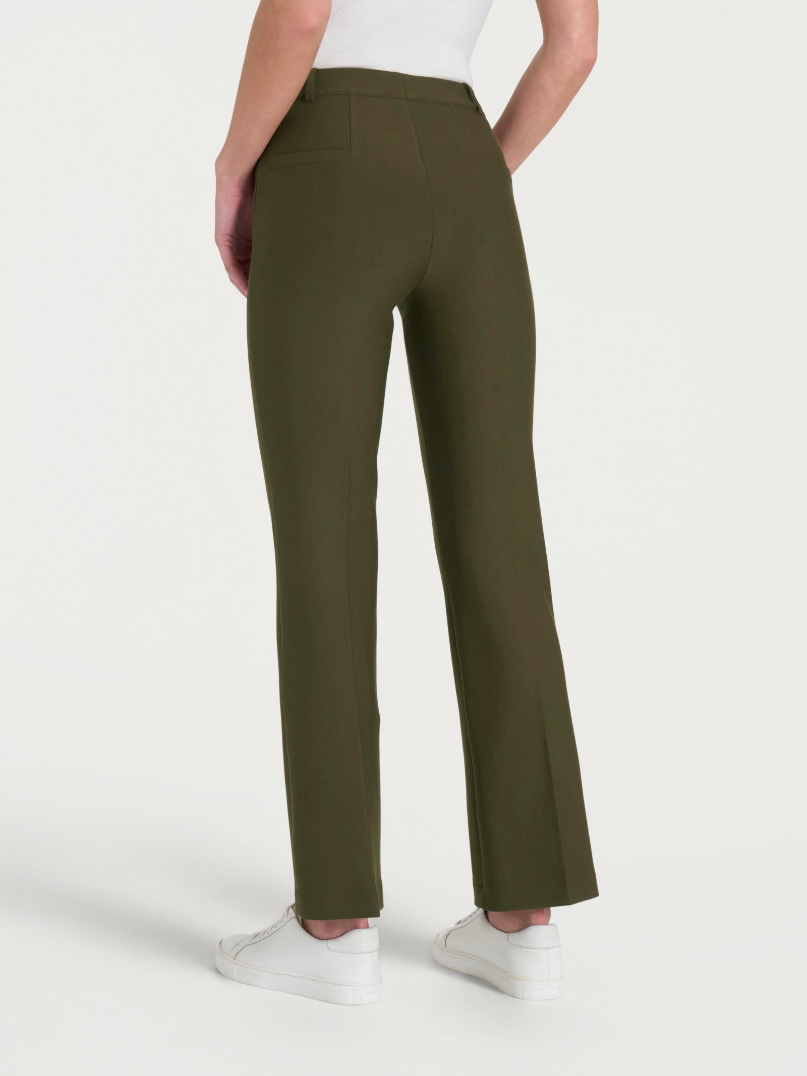 Ragno Gem pantalone flare caviglia Dark Olive