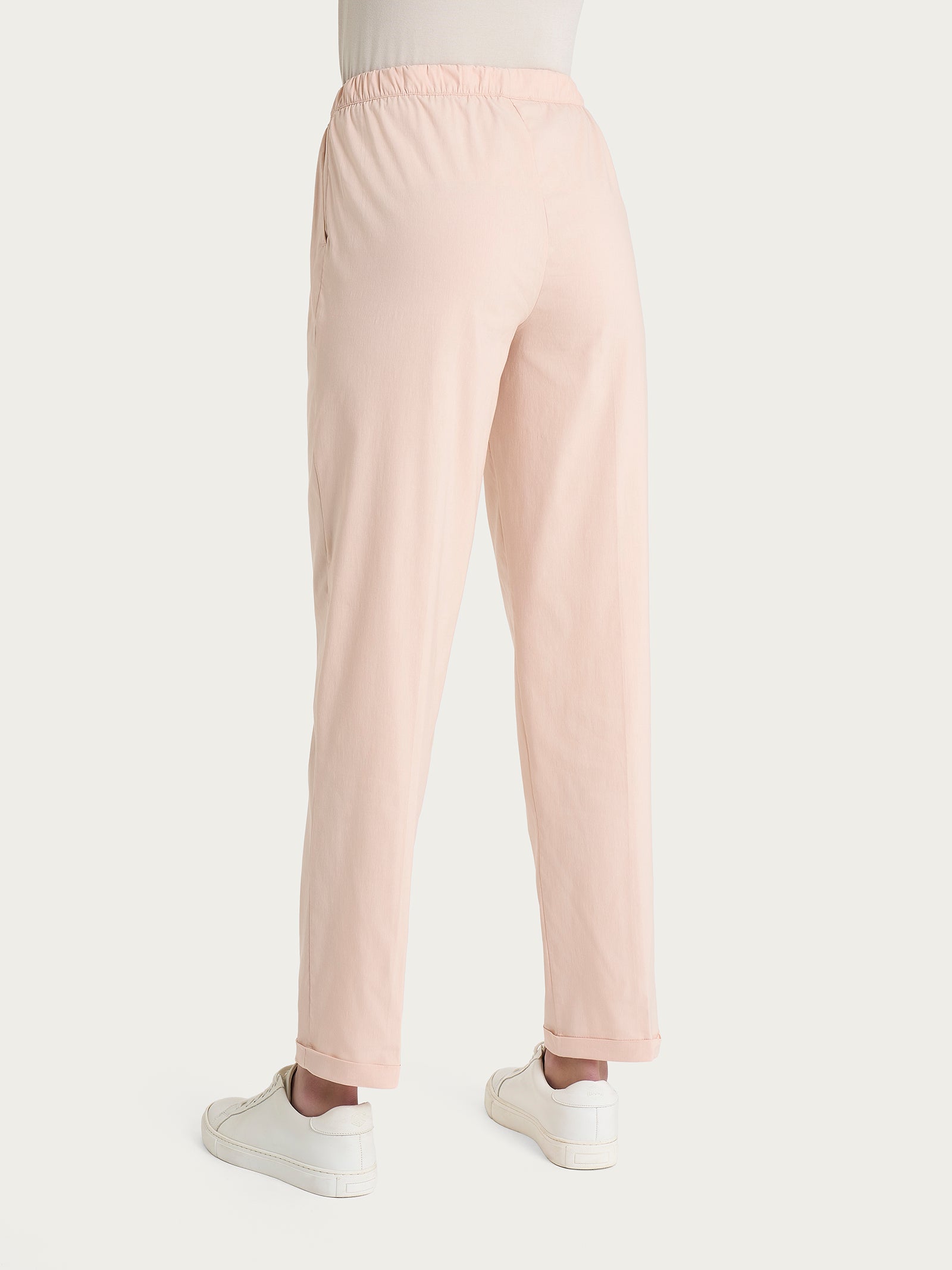 Ragno Super Fresh Pantalone Jogger Cameo Rose in cotone