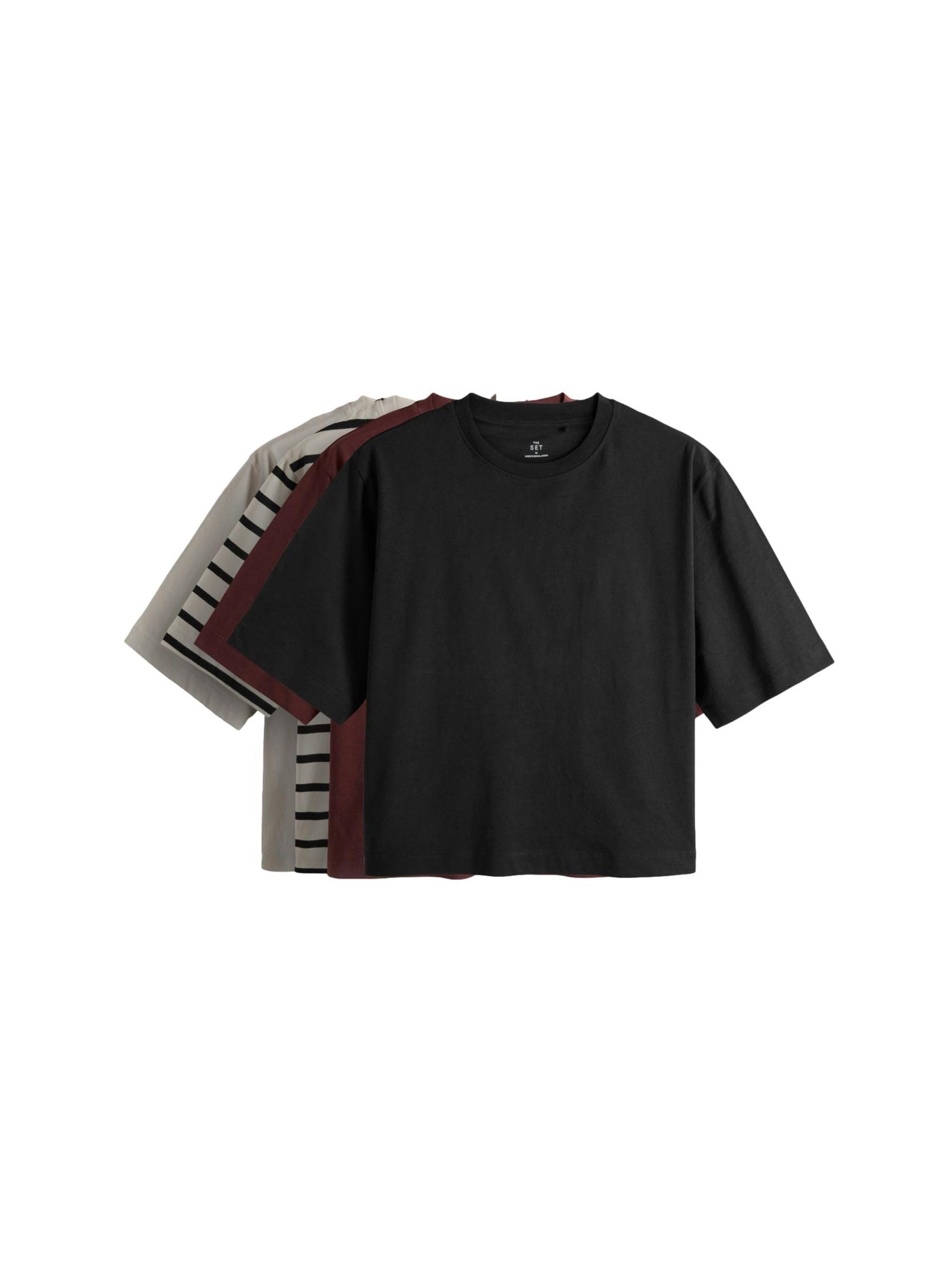 Next The Set t-shirt pesanti donna confezione 4 pezzi cotone