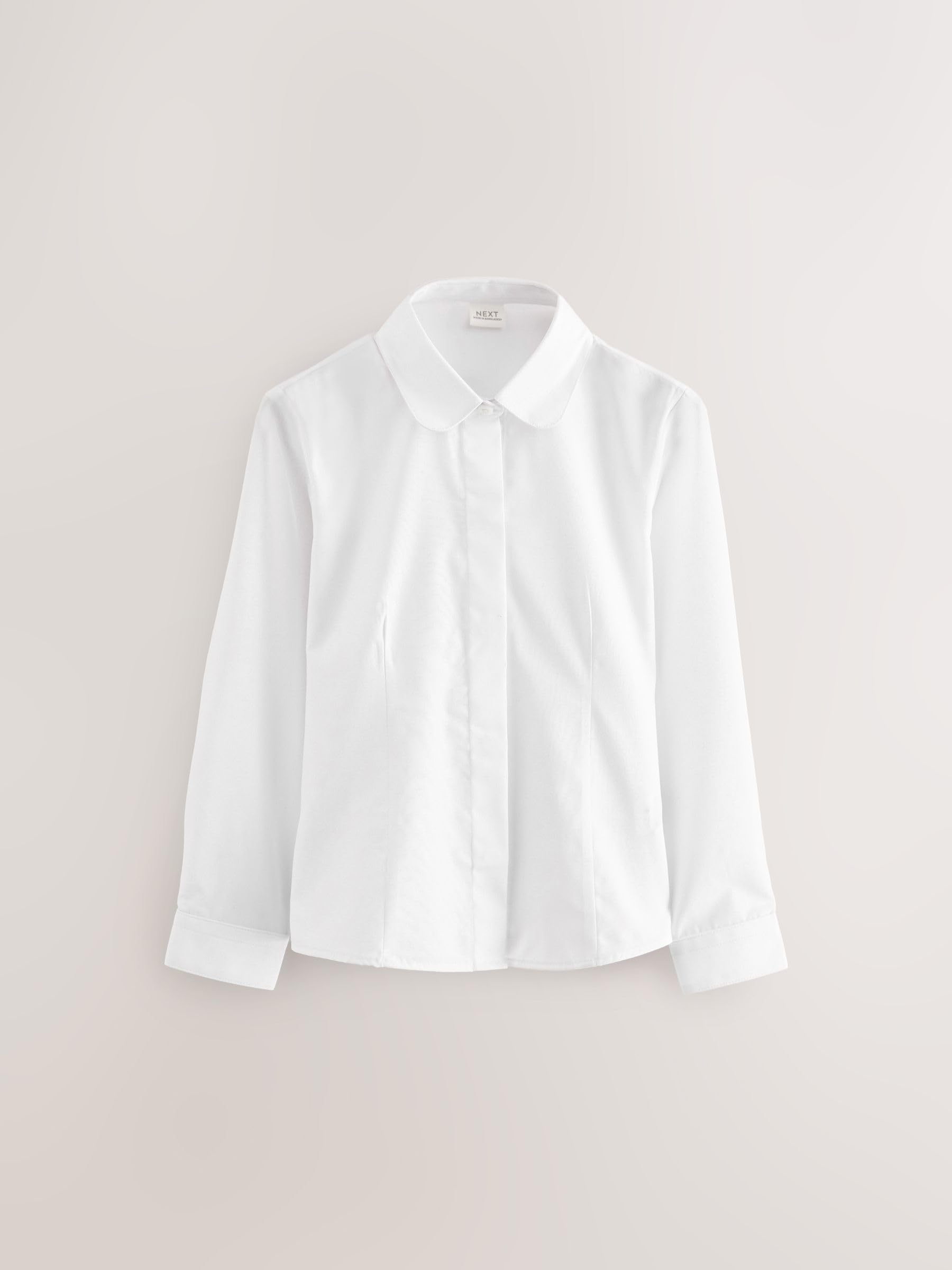 Next camicie scuola bambina maniche lunghe 5 pezzi 158 cotone