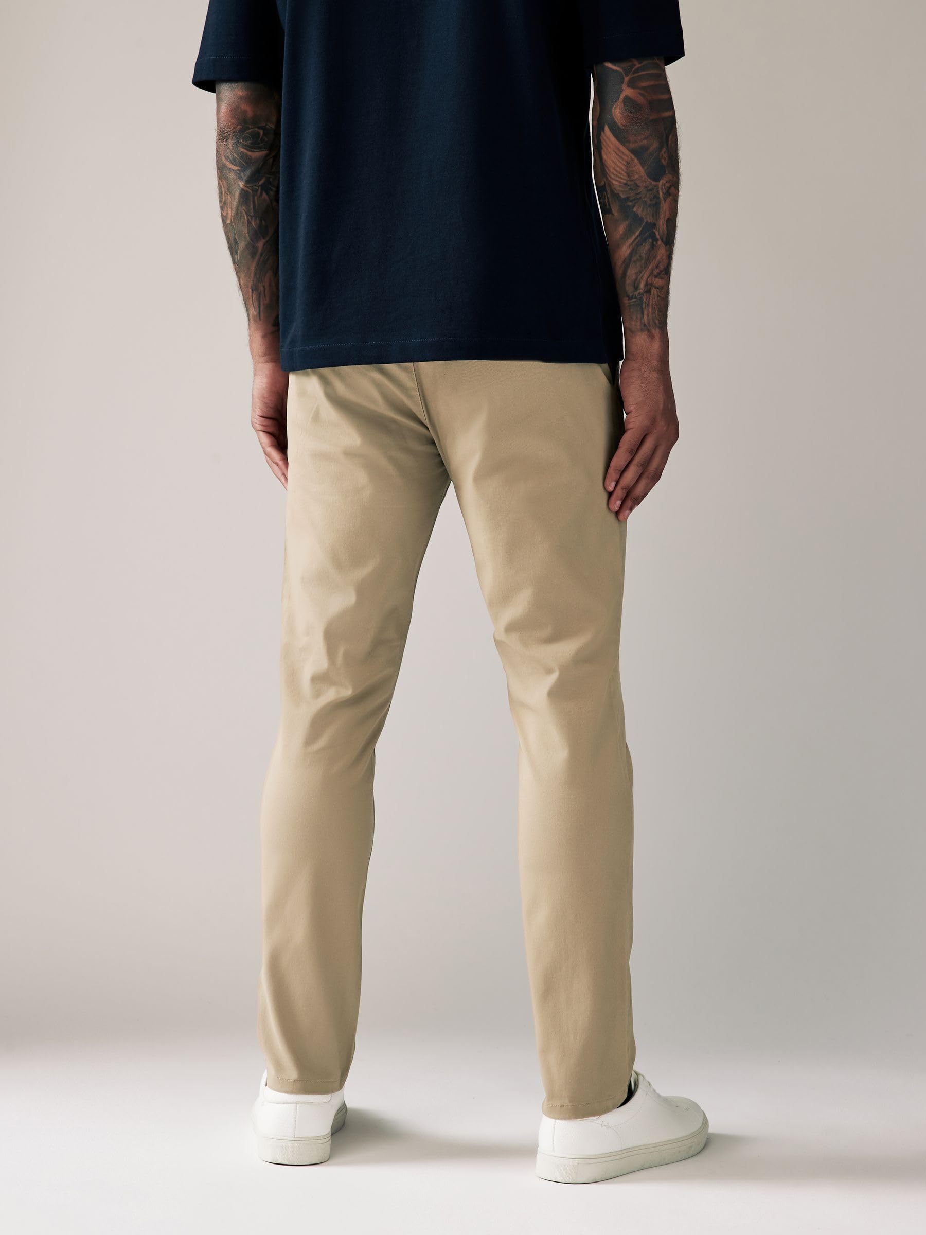 Next Chino Skinny Elasticizzati pantalone uomo stone 38