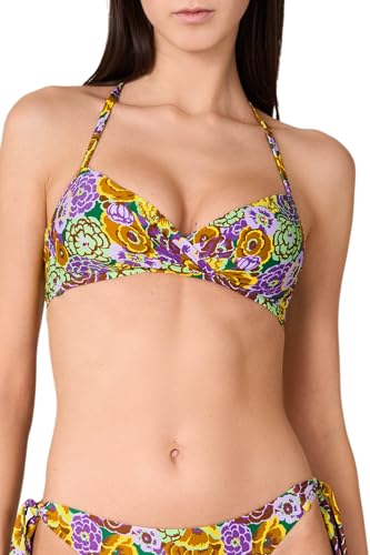 Goldenpoint Fleur Triangolo Fisso Top Bikini Fantasia Floreale