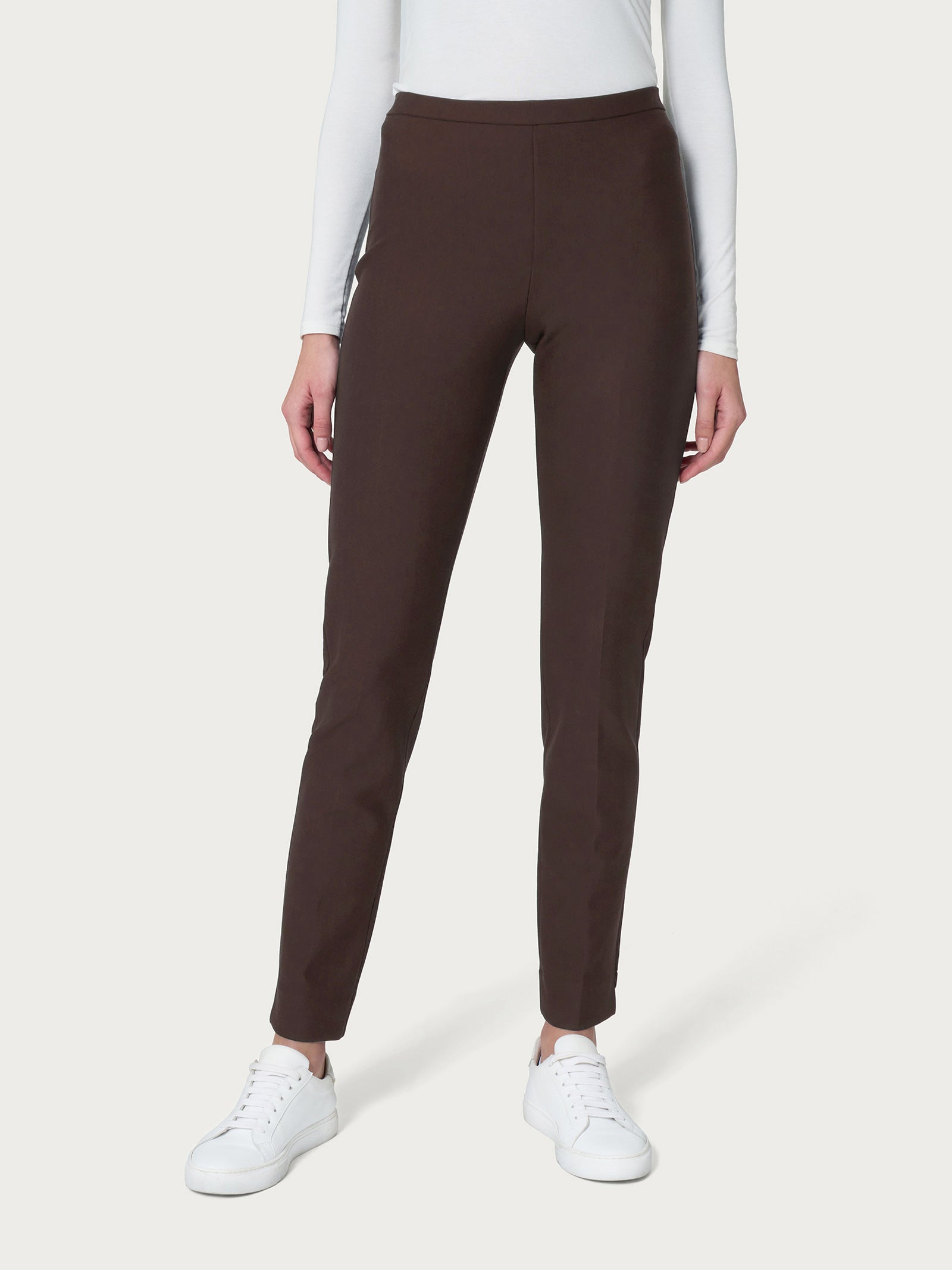 Ragno Compact pantalone sigaretta Chocolate Torte modellante skinny