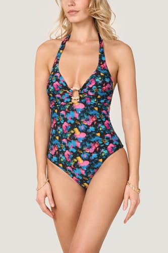 Goldenpoint Waterpop costume intero triangolo astratto
