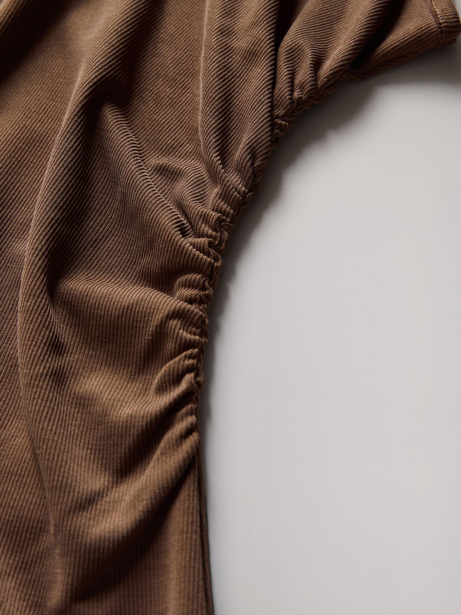 Next The Set Top smanicato drappeggiato 3 pezzi morbido