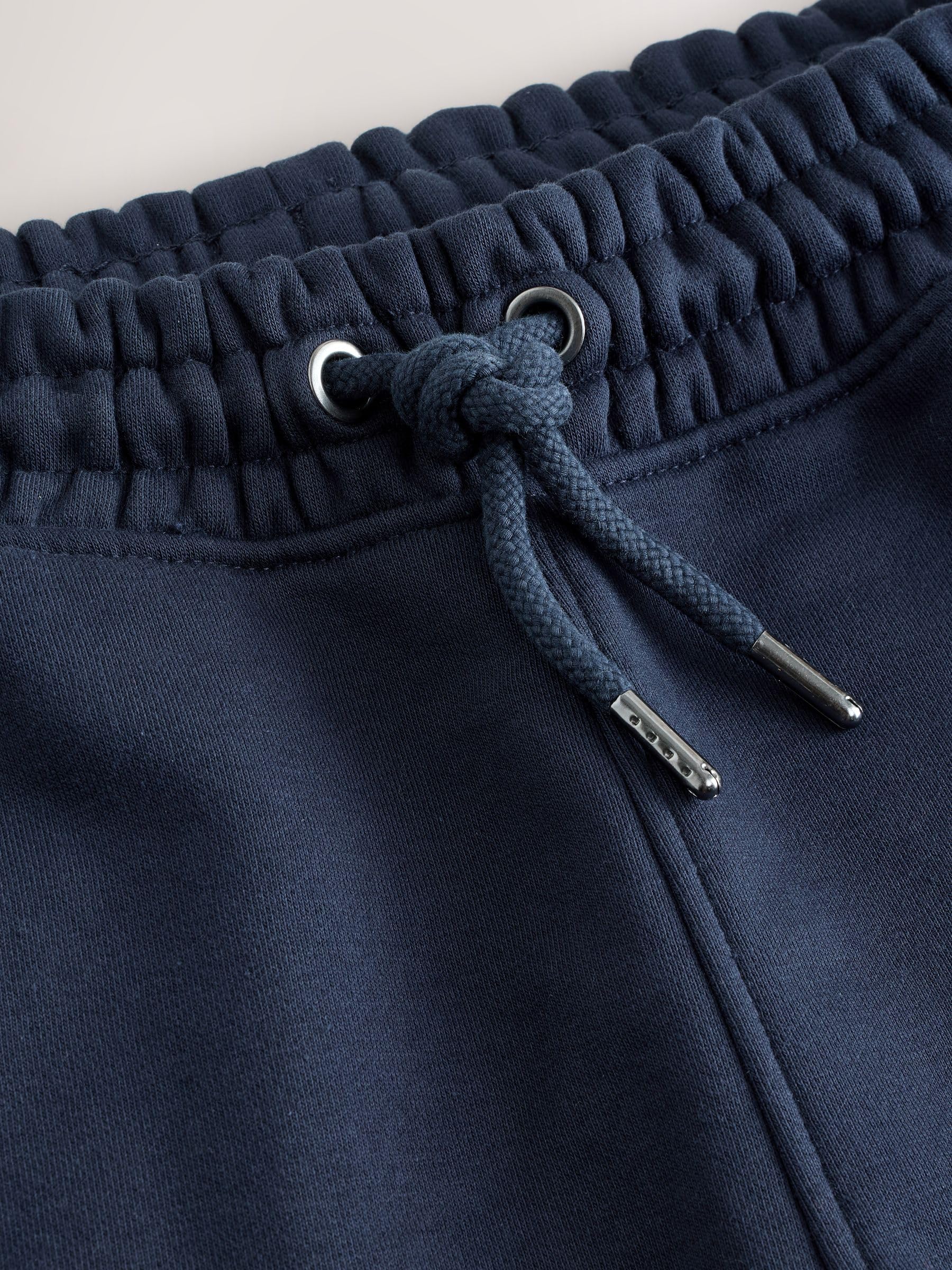 Next pantaloni jogging pesanti spazzolati blu navy attillati