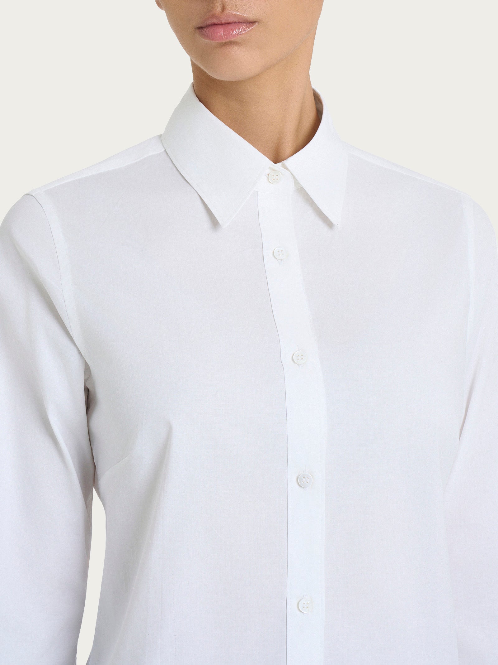 Ragno Camicia Classica Popeline camicia donna Bianco regular