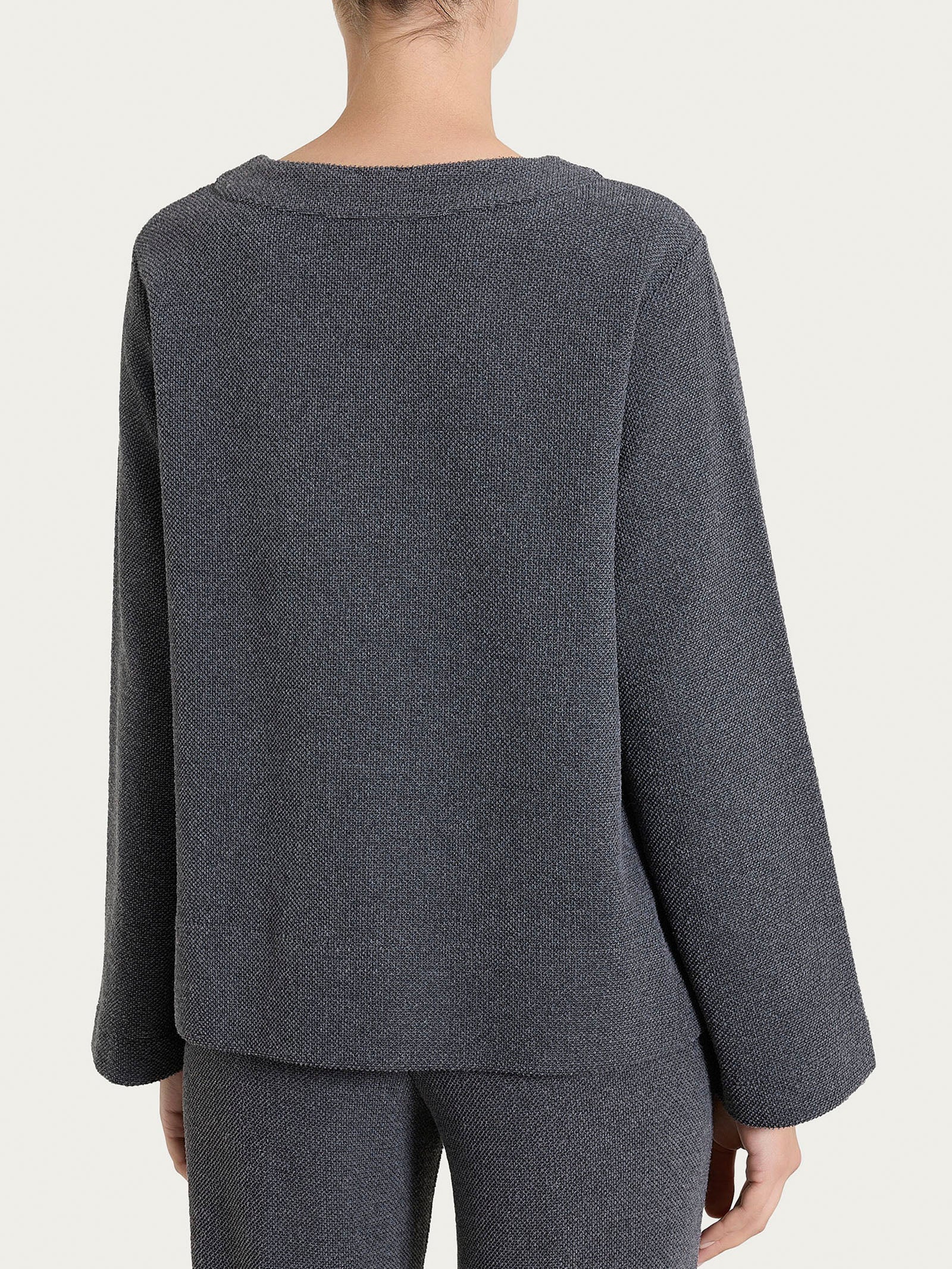 Ragno Comfort Felpa Girocollo Japanese Fleece Ardesia Mel.