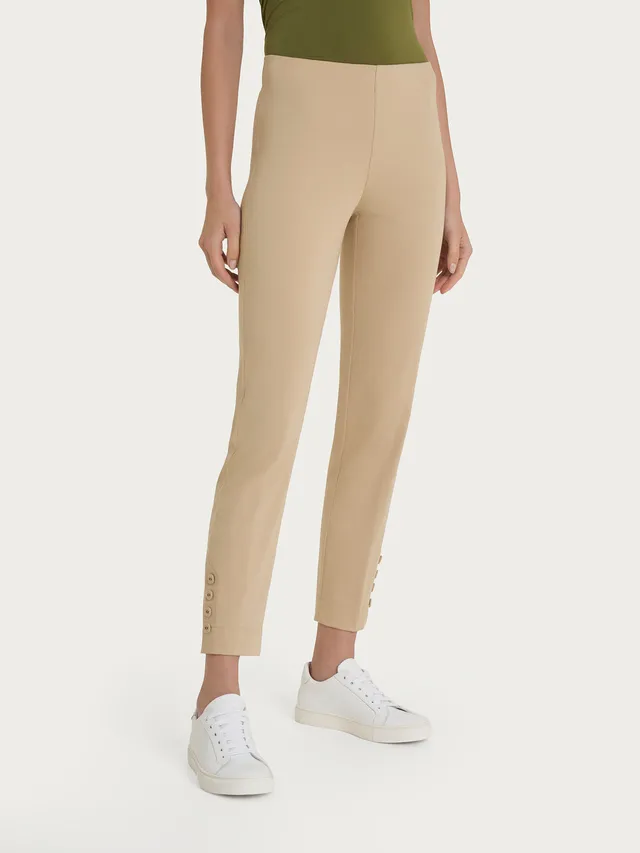 Ragno Satin Power capri bottoni irish cream cotone