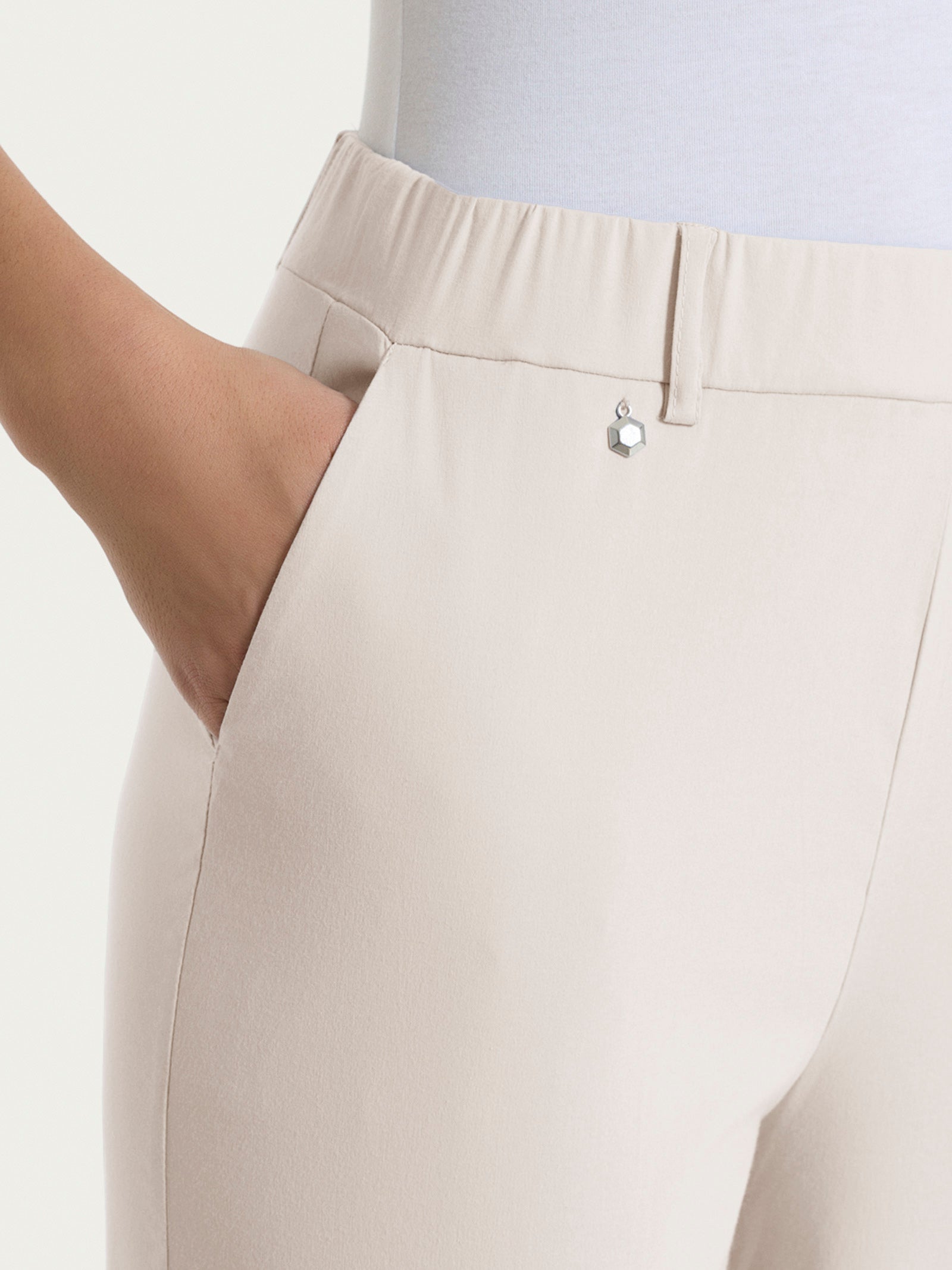 Ragno Super Fresh pantalone carota Almond Peach tapered