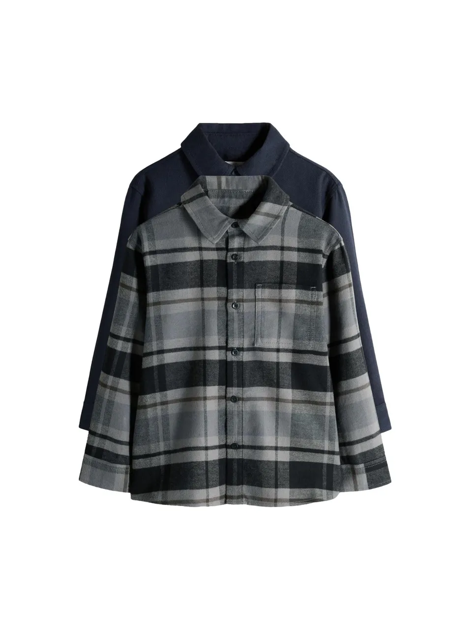 Geo Next The Set camicie flanella ragazzo confezione 2 pezzi calde