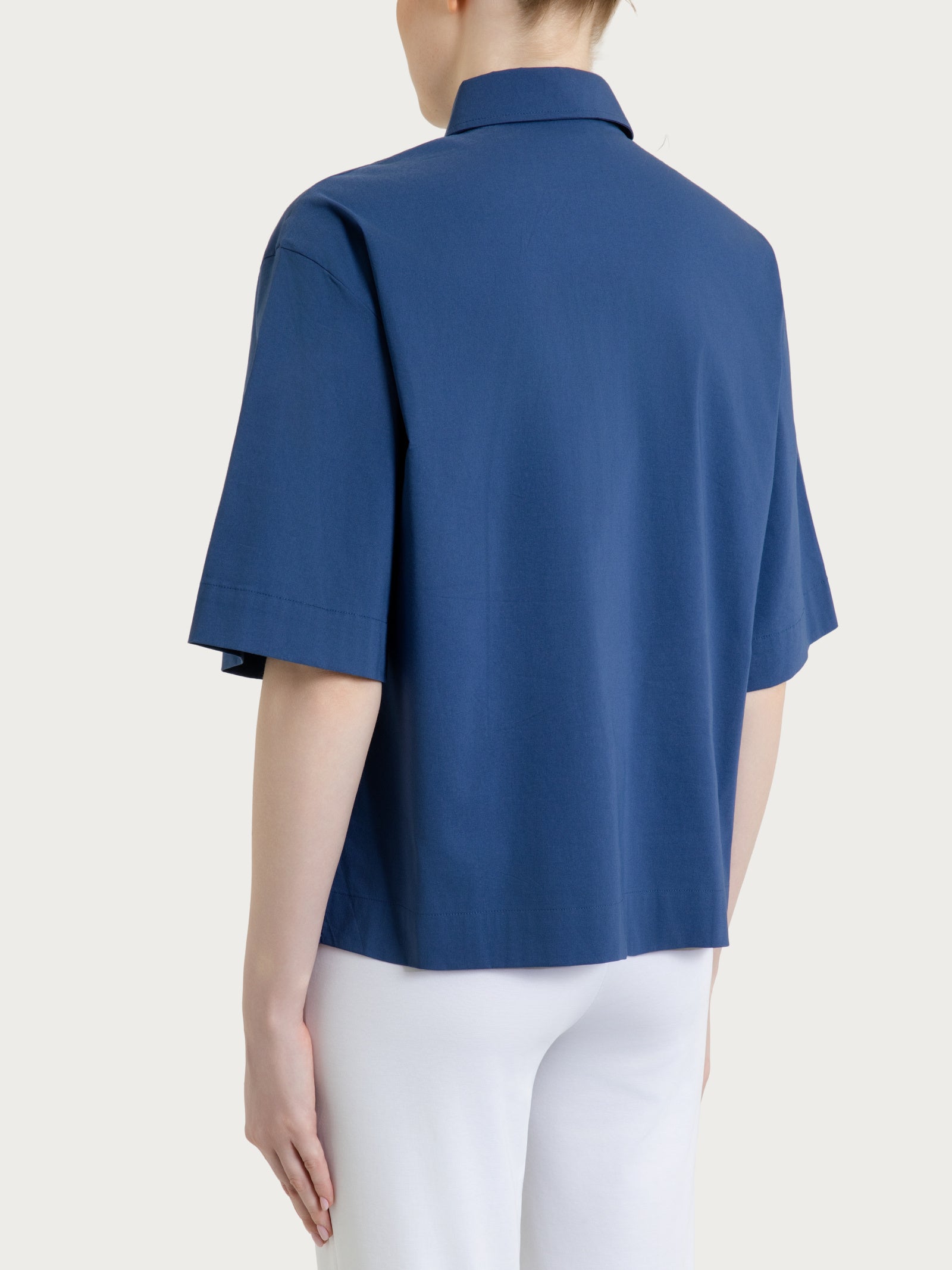 Ragno Super Fresh camicia manica corta oceana con tasche