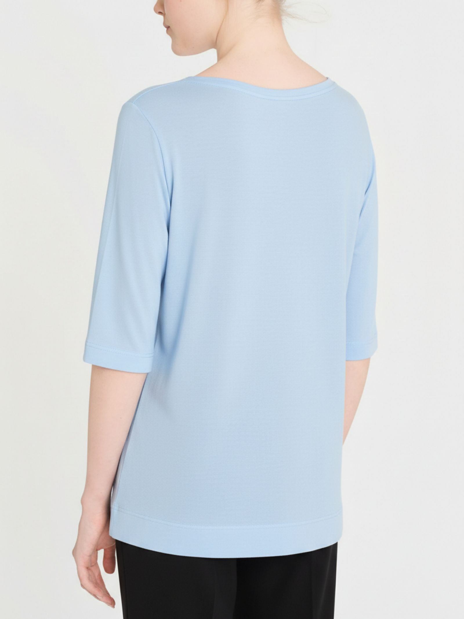 Ragno Viscosa Summer maglietta 3/4 Dusty Blue soft