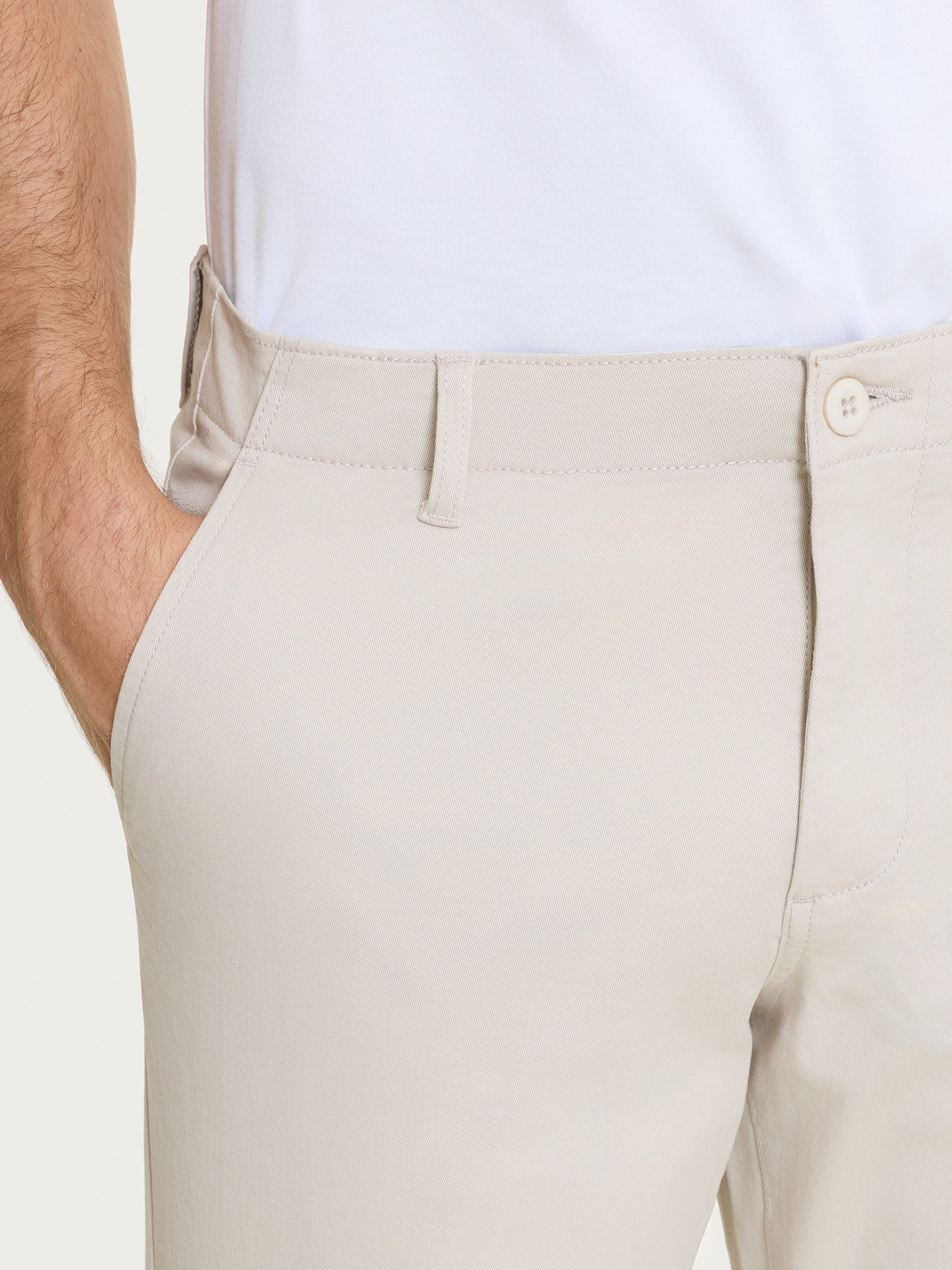 Ragno Compact pantalone chino Champignon cotone elasticizzato