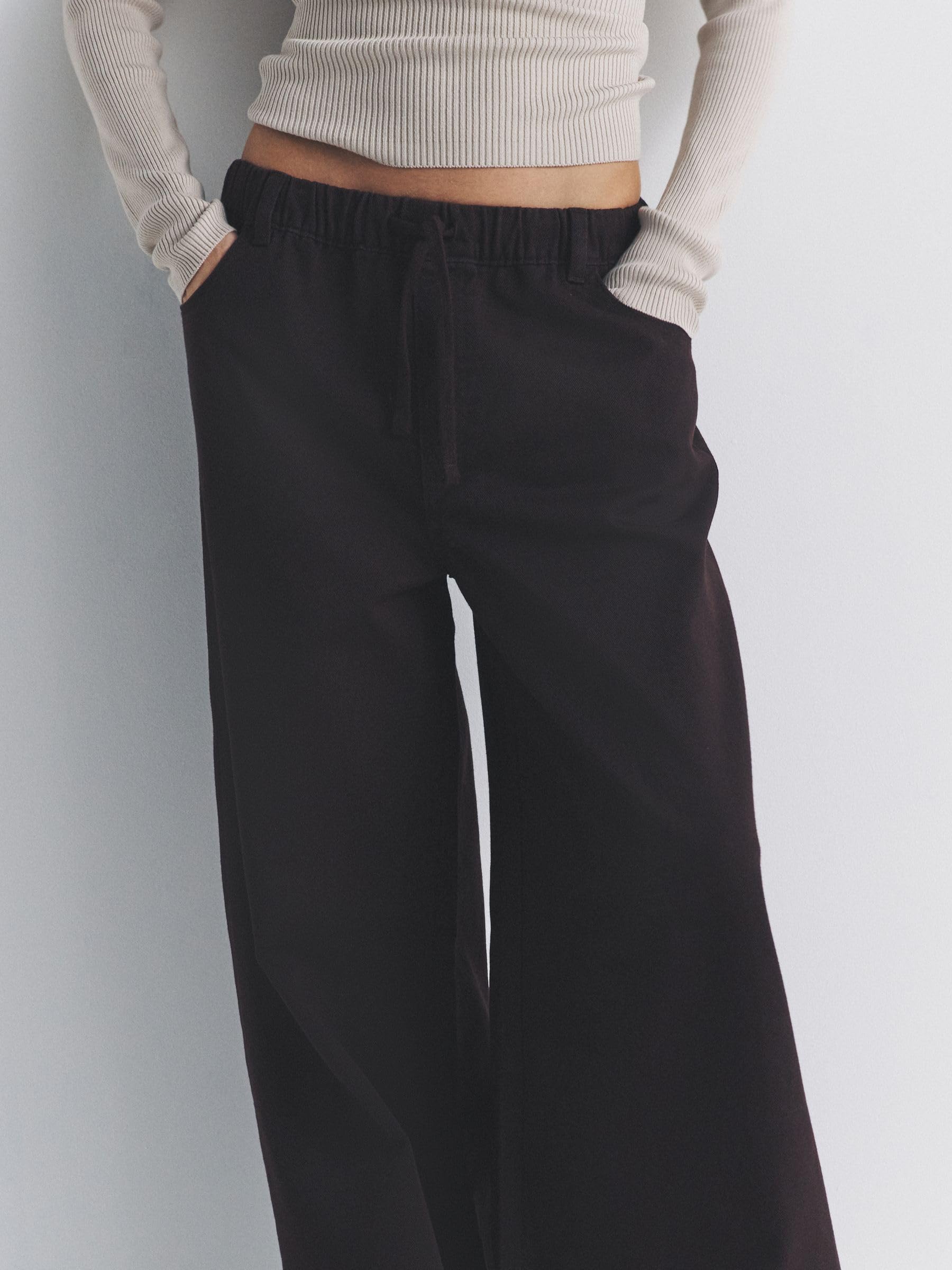 Geo Next The Set jeans donna gamba larga 2 pezzi
