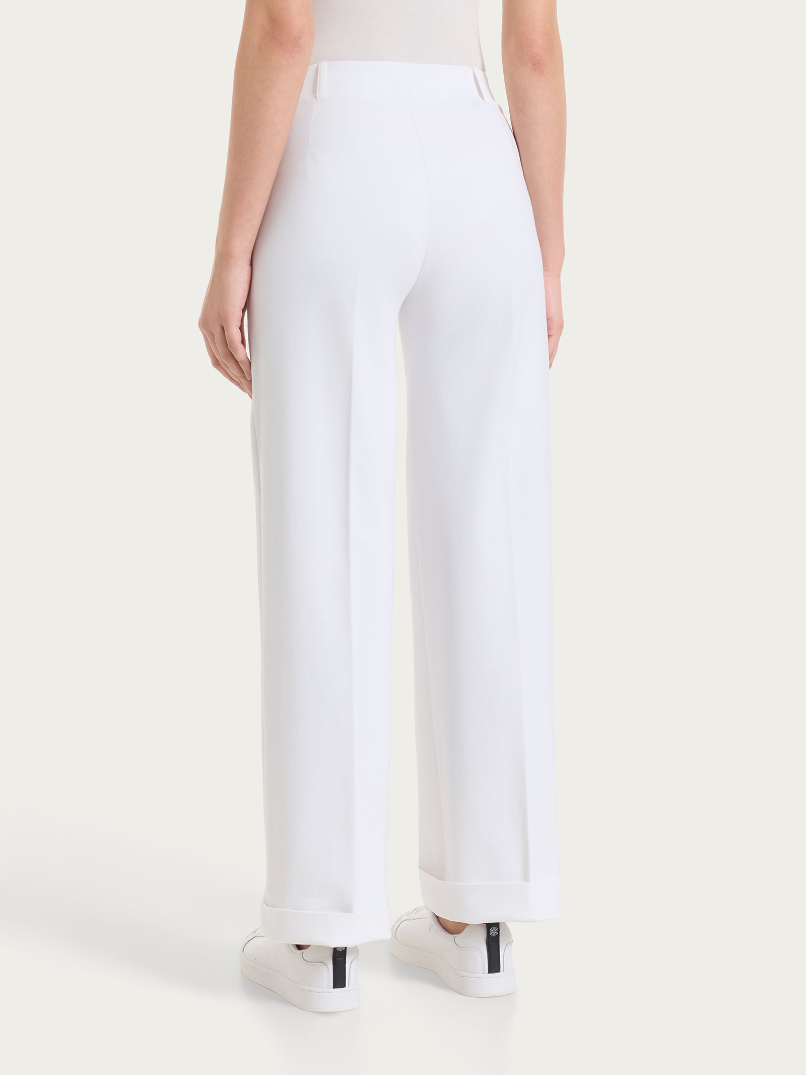 Ragno Compact Light pantalone ampio bianco tasche