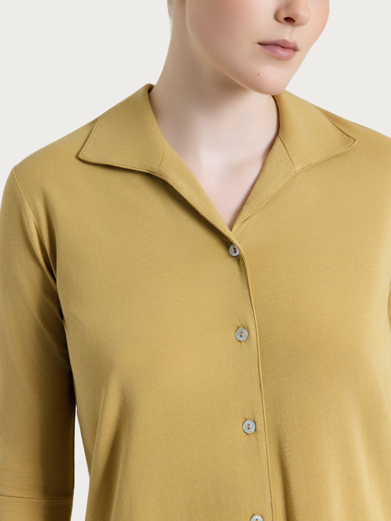 Ragno Ultralight Camicia 3/4 Khaki Cotone Regular