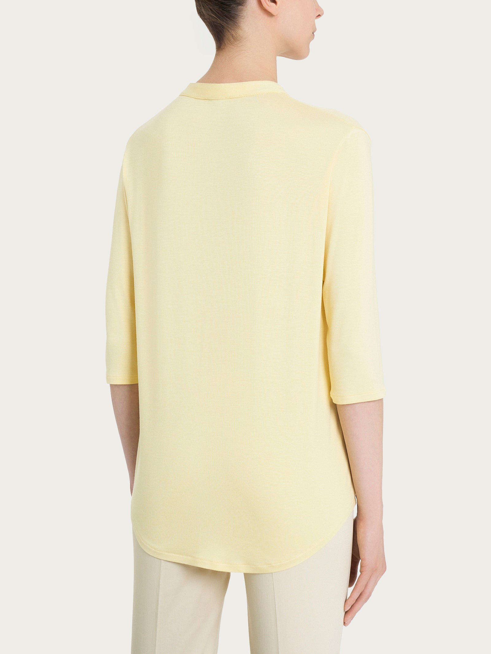 Ragno Viscosa Summer maglietta 3/4 serafino banana viscosa jersey