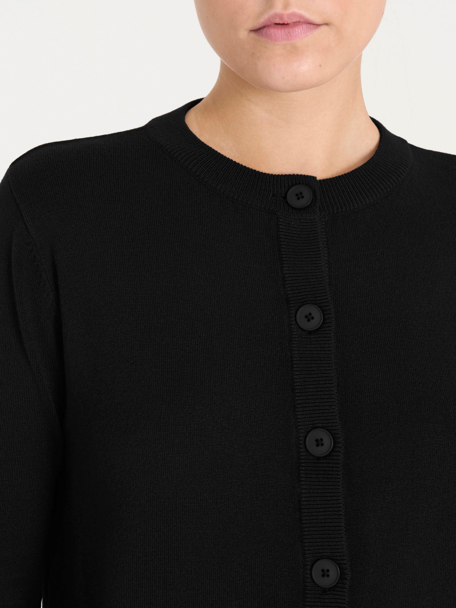 Ragno Four Seasons cardigan corto nero