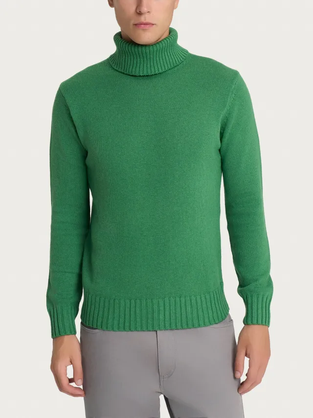Ragno Nice Wool dolcevita uomo Juniper