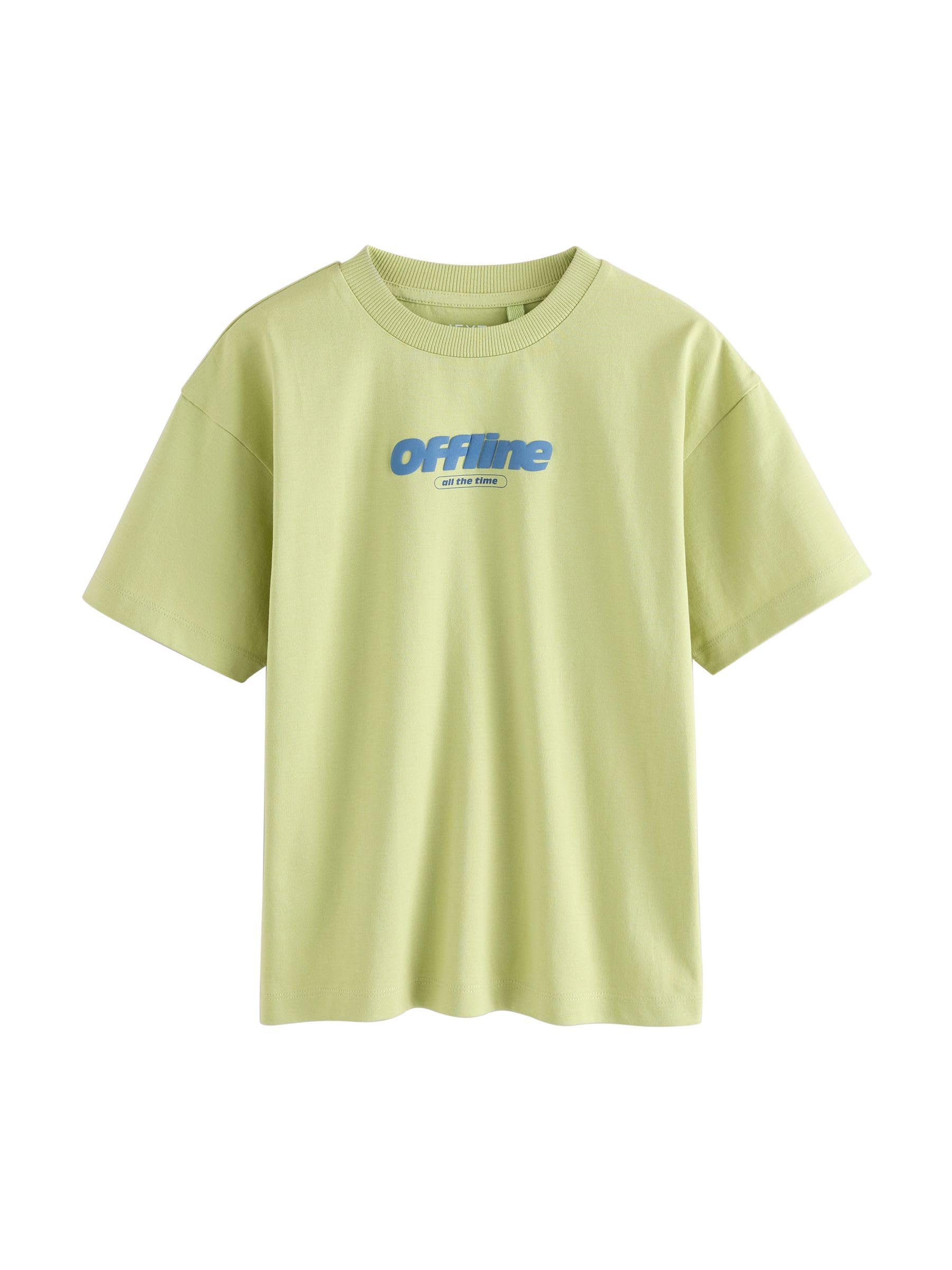 Next T-Shirt Stampa Ragazzo Maniche Corte 3 Pezzi Blu