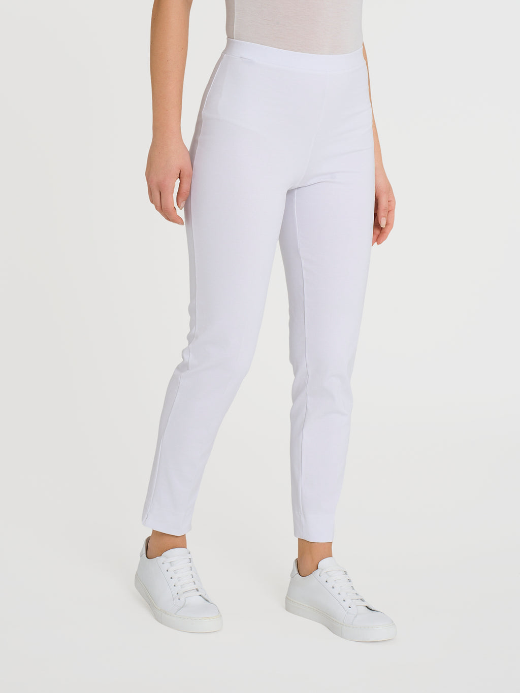 Ragno Compact Light Slit Cigarette Pantalone Bianco