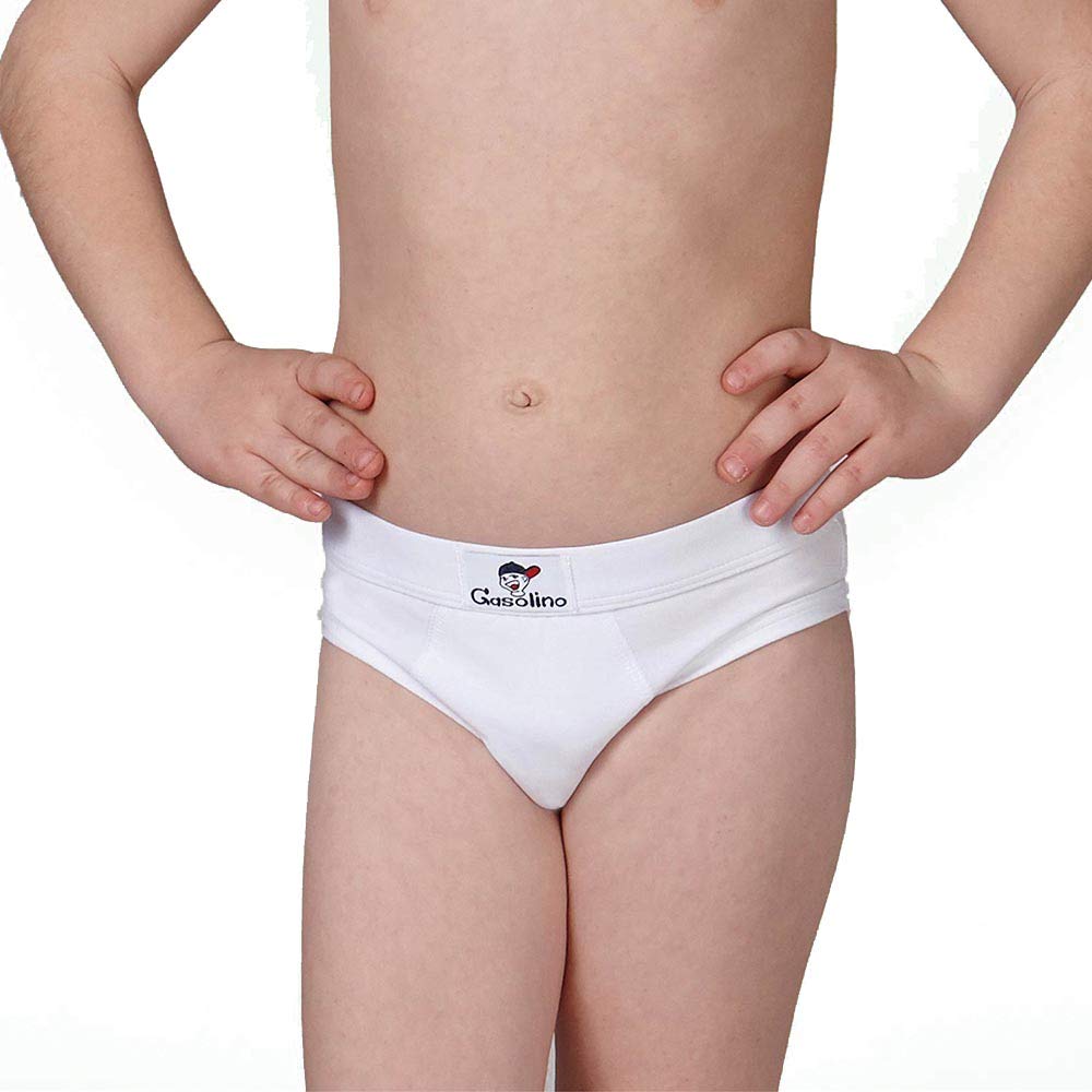 Lady C Gasolino slip bimbo cotone 6 pezzi tinta unita