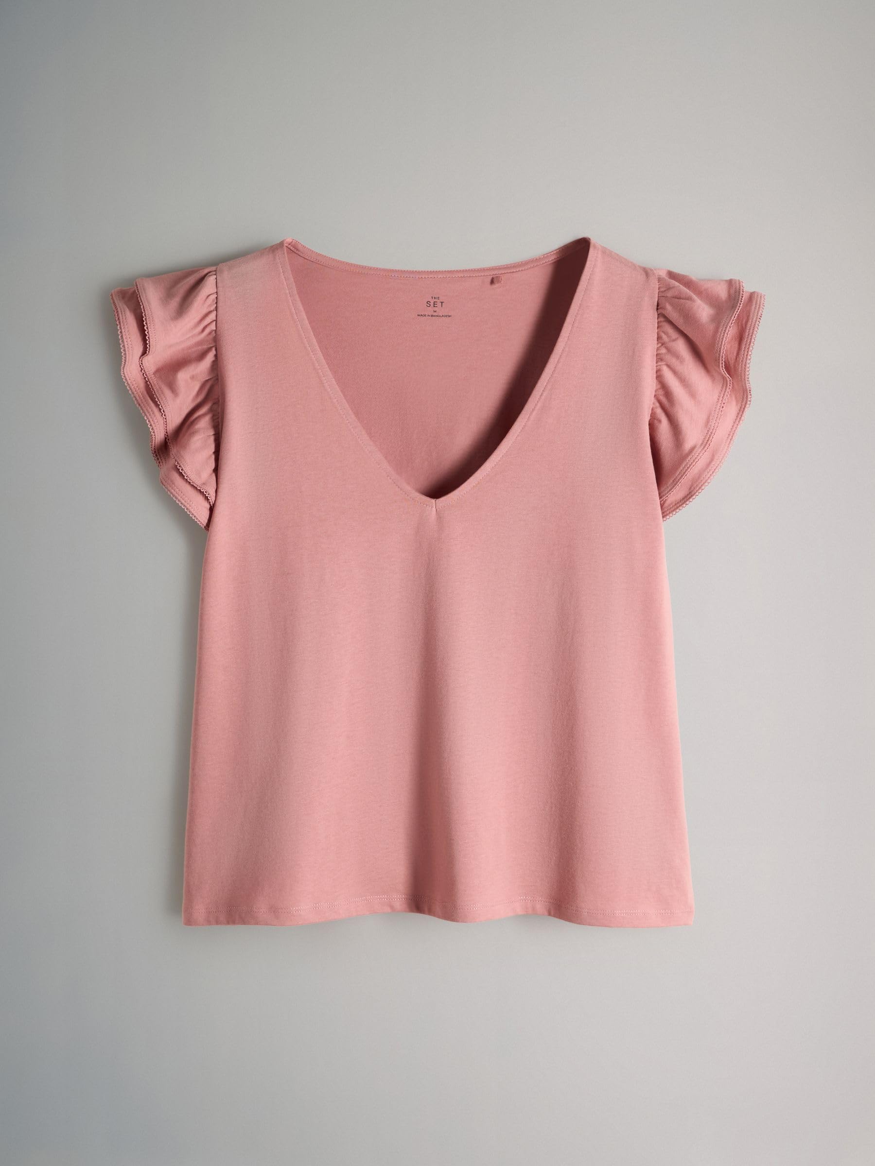 Geo Next The Set T-shirt scollo a V donna 3 pezzi XS volant
