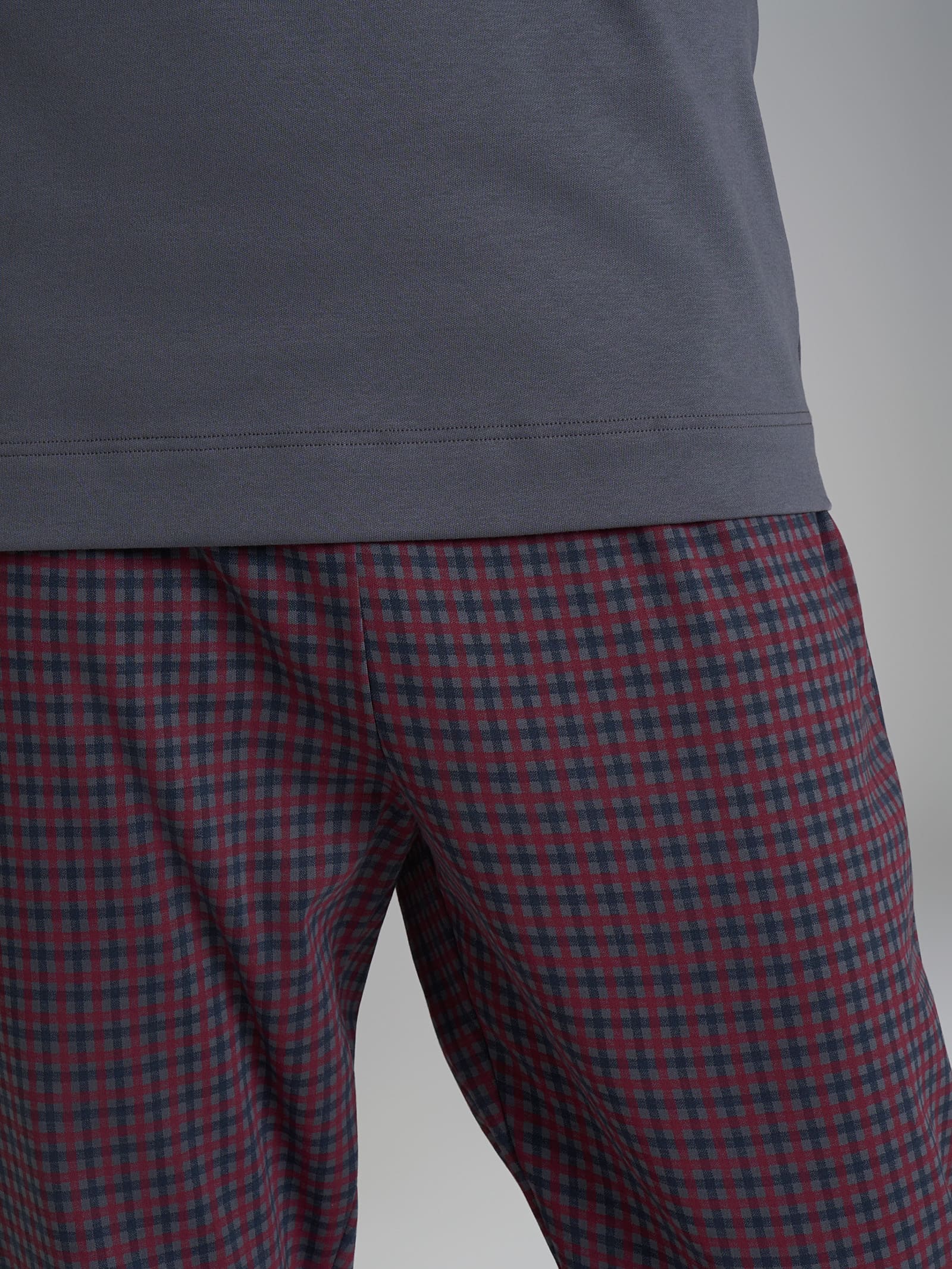 Ragno Pigiama Lungo Girocollo uomo cotone tartan Turbulence