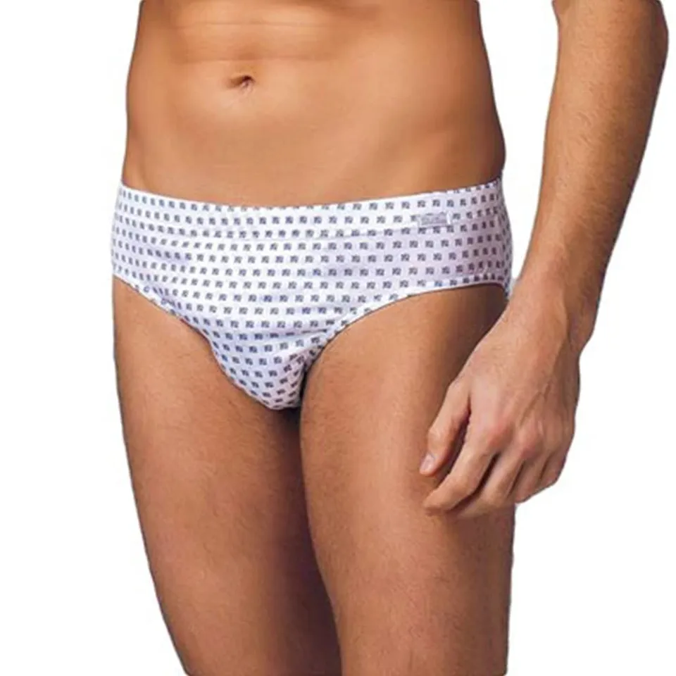 Lady C Nottingham slip uomo filo Scozia 6 pezzi bianco M