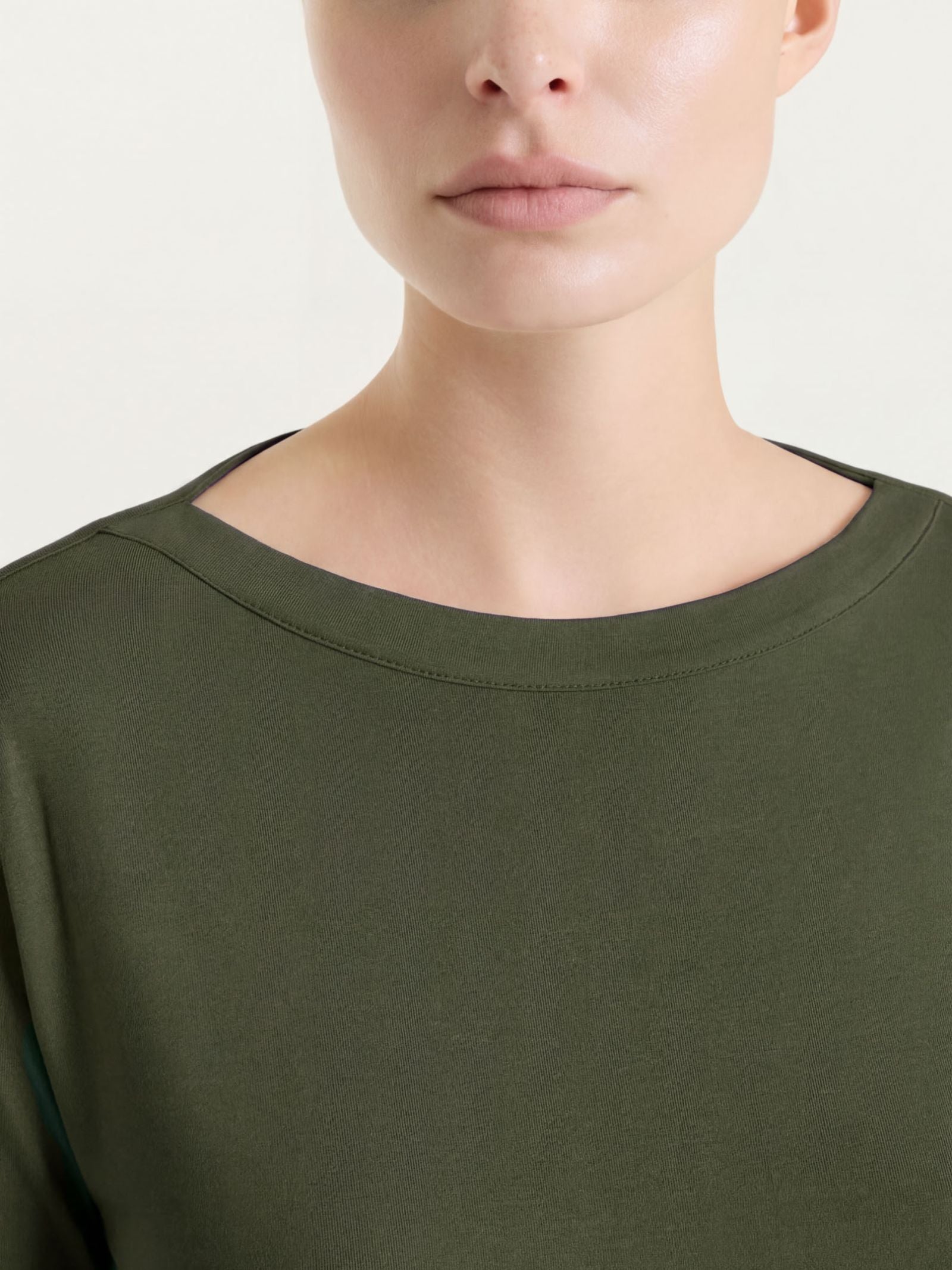 Ragno Viscosa Summer Maglietta Barchetta Dark Olive Viscosa