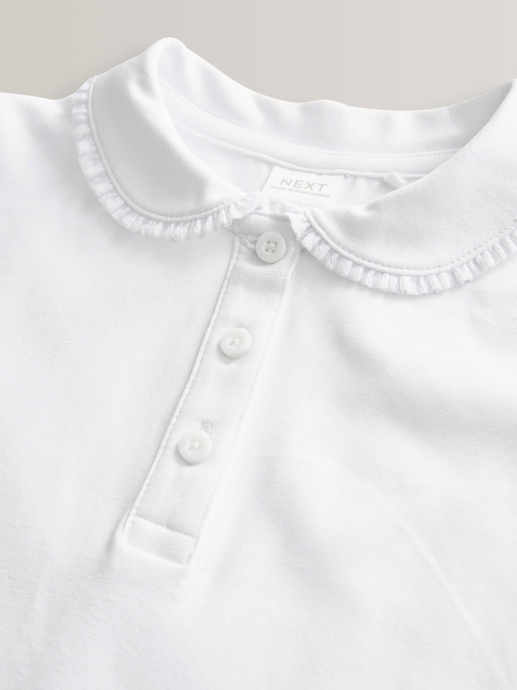 Next polo scuola bambina 110 cotone confezione 2 pezzi