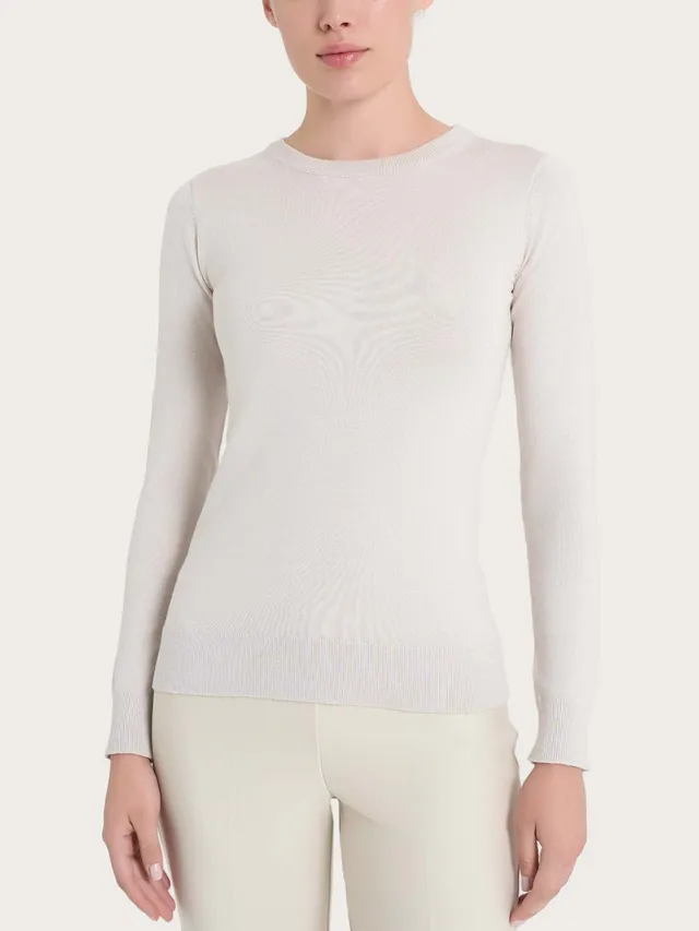 Ragno Four Seasons maglia girocollo Champignon termoregolante