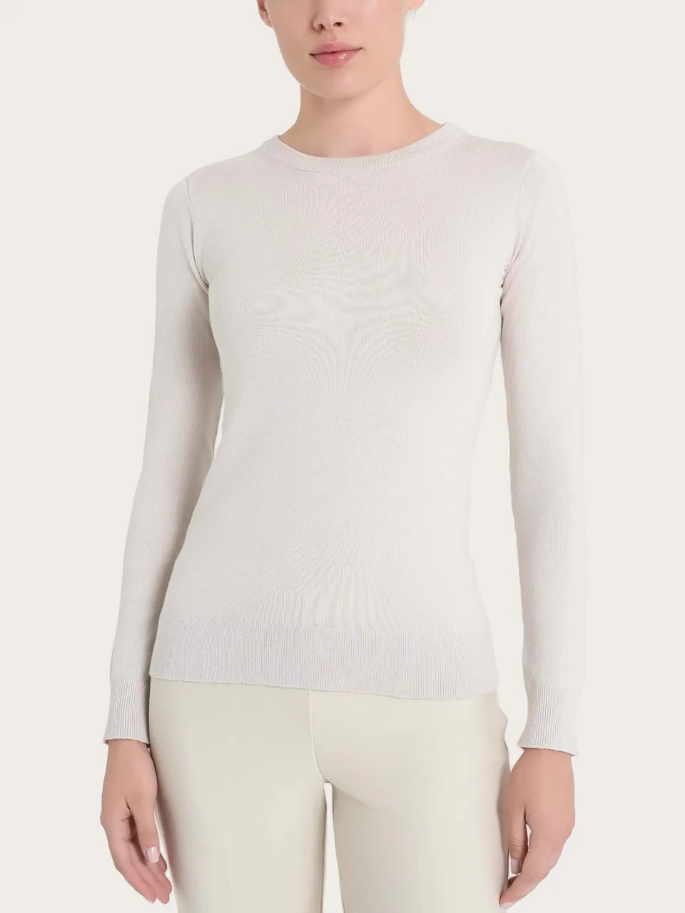 Ragno Four Seasons maglia girocollo Champignon termoregolante