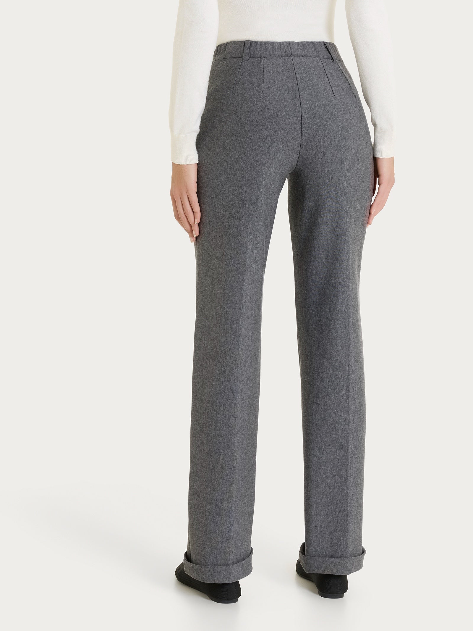 Ragno Compact Pantalone Ampio Ardesia Mel Tasche