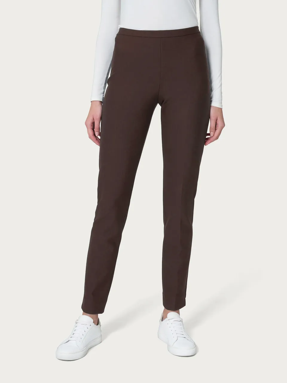 Ragno Compact pantalone sigaretta Chocolate Torte modellante skinny