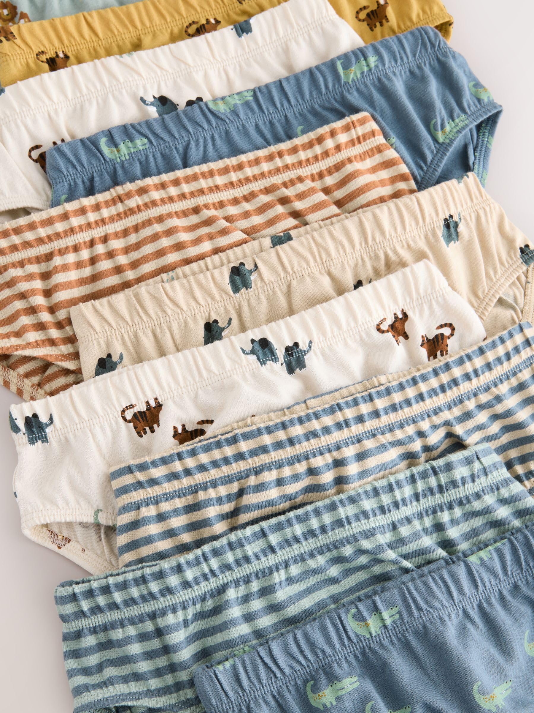 Geo Next Slip Ragazzo Cotone Confezione 10 Pezzi