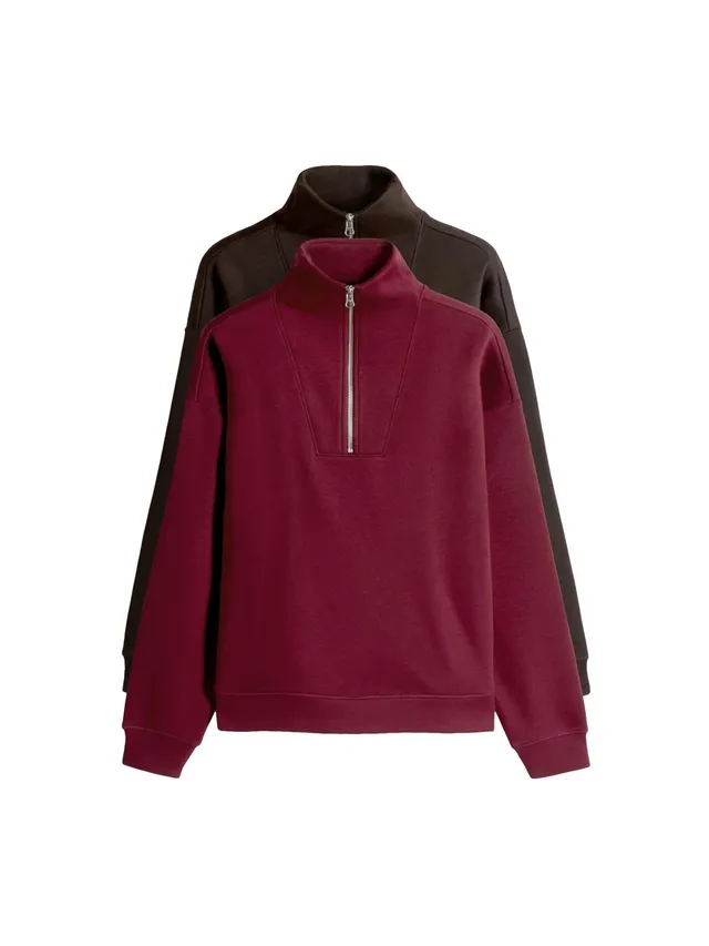 Geo Next The Set felpa collo imbuto zip donna confezione 2 pezzi