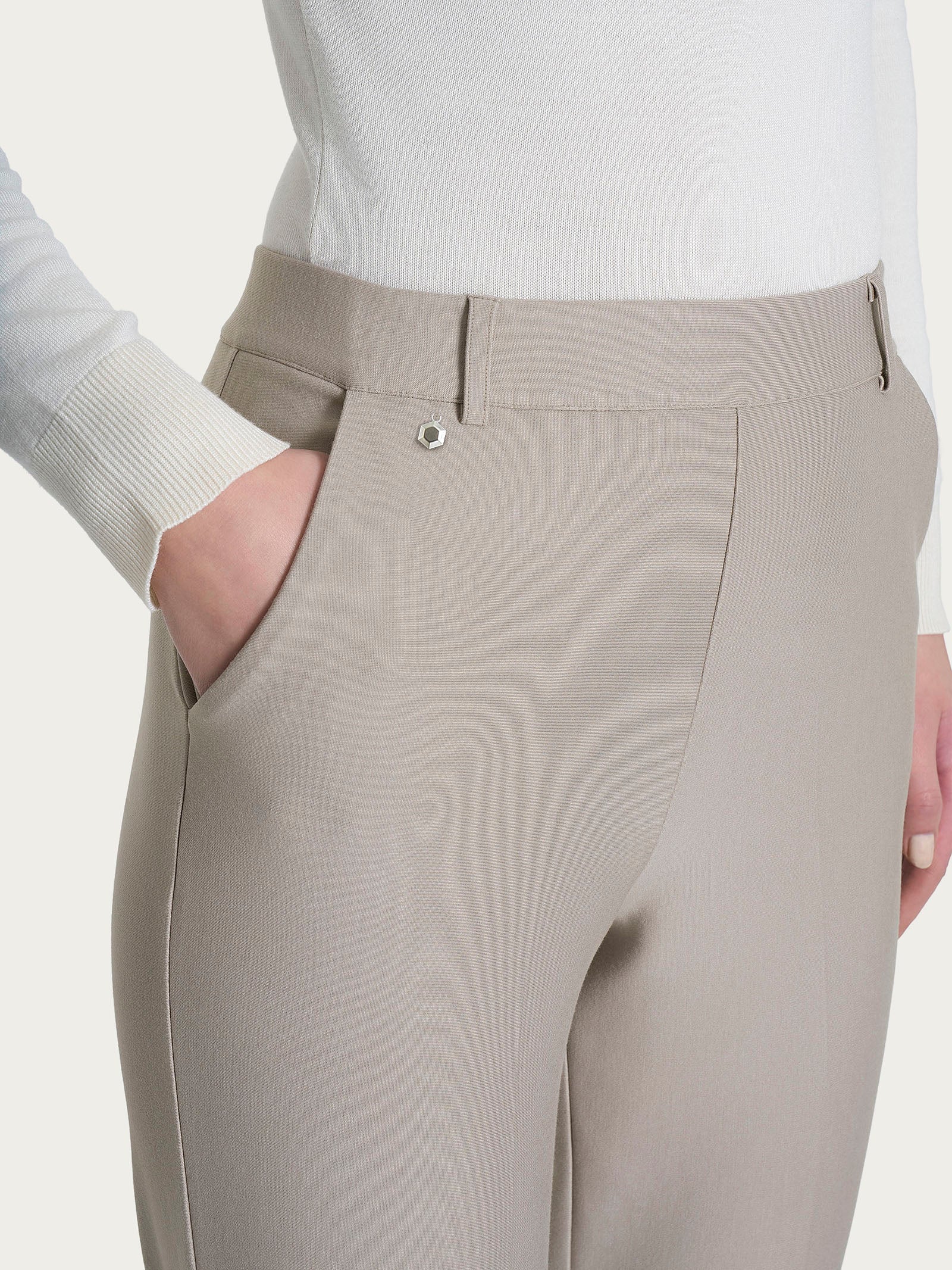 Ragno Compact The Chino Pantalone Donna String Slim Elasticizzato