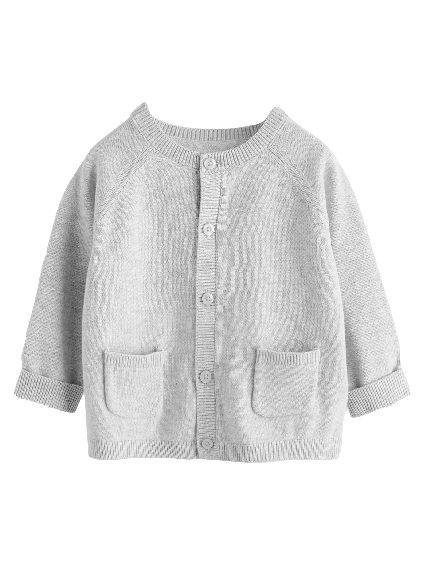 Next cardigan neonato maglia taglia 56 2 pezzi grigio