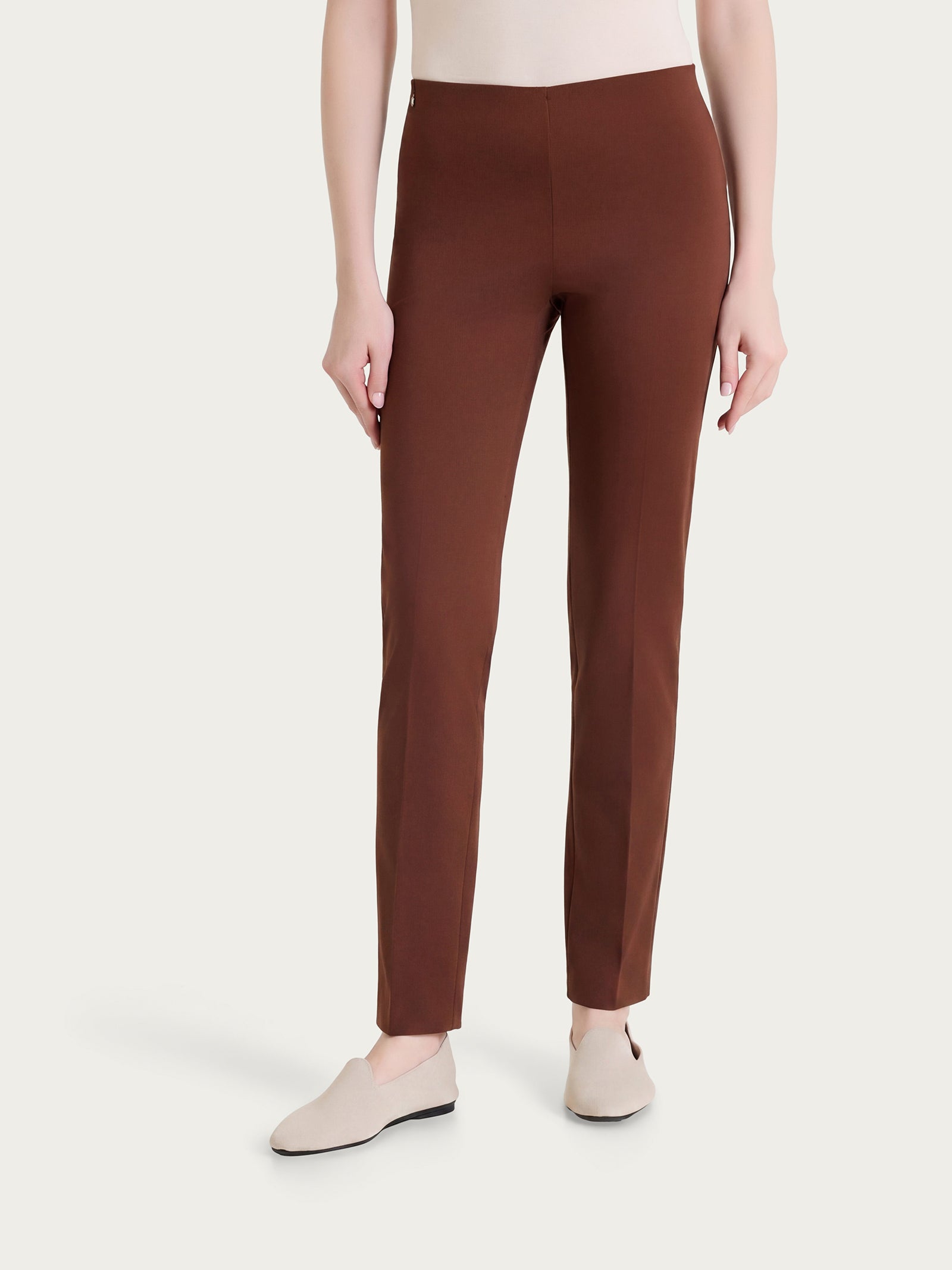 Ragno Satin Power Pantalone Capri Cappuccino dritto