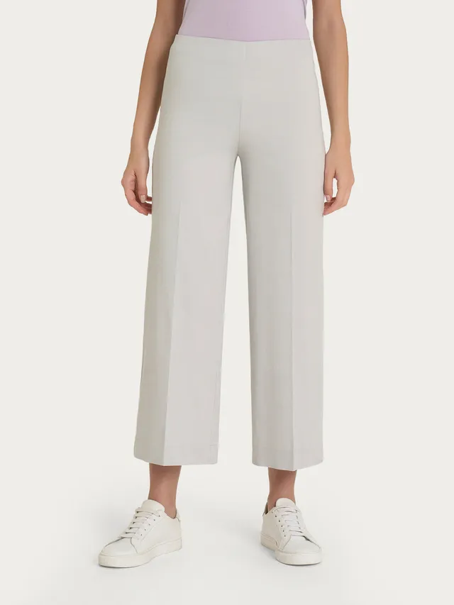 Ragno Satin Power pantalone cropped dawn blue