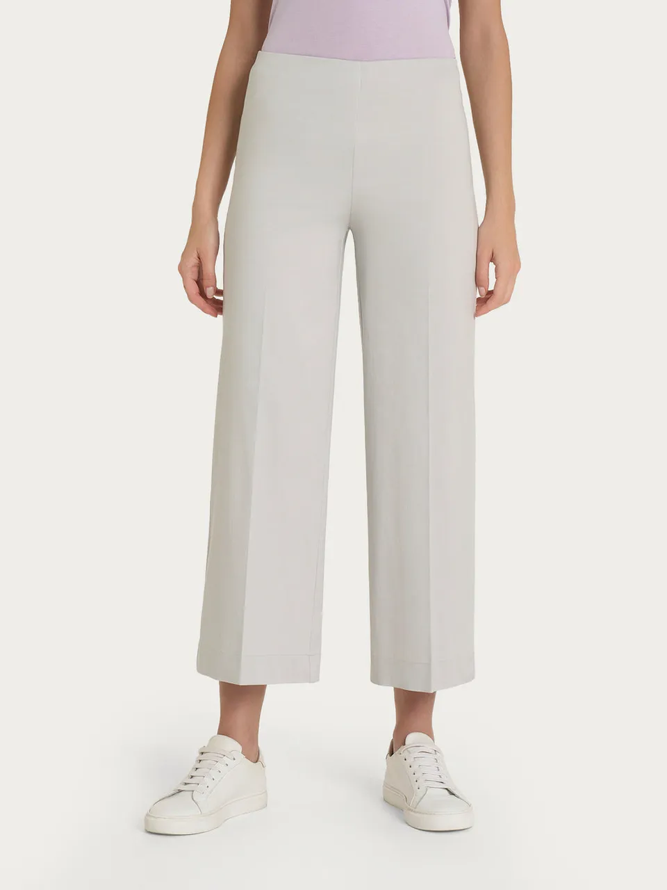 Ragno Satin Power pantalone cropped dawn blue