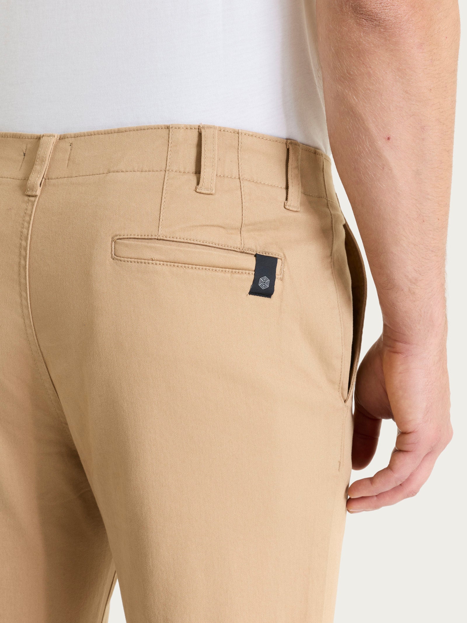 Ragno Twill Cotton pantalone chino tannin