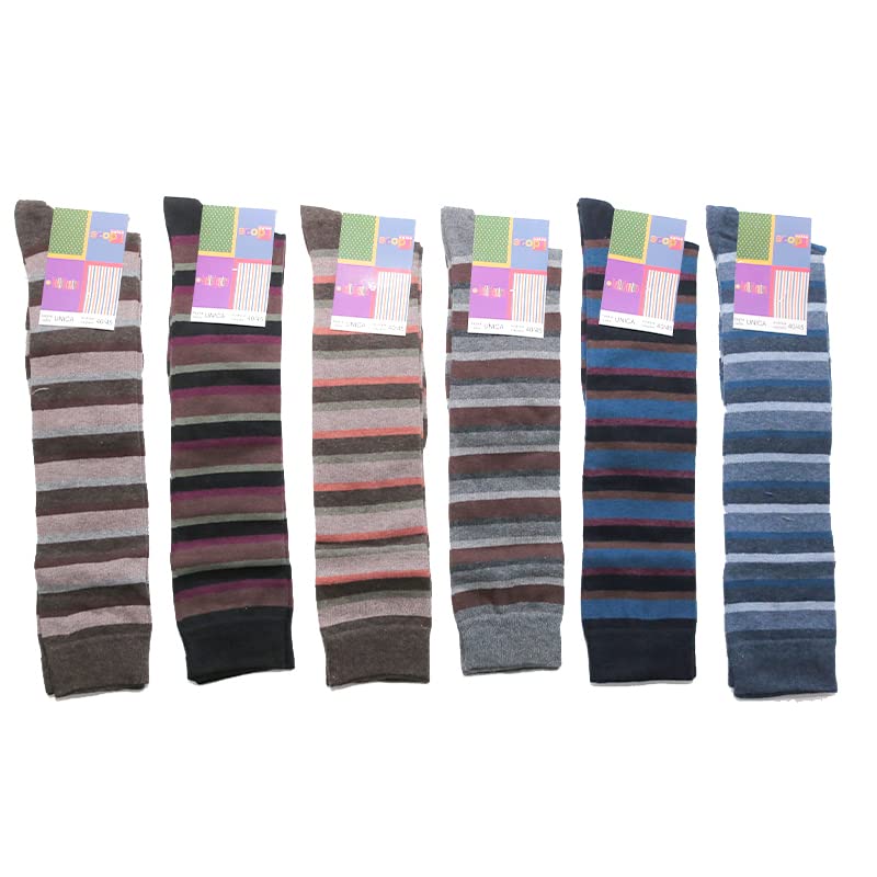 Prisco Royal calze uomo cotone caldo 6 paia lunghe