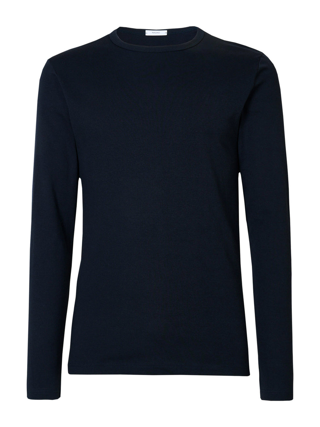 Ragno Four Seasons Maglia Girocollo Caldo Cotone Blu